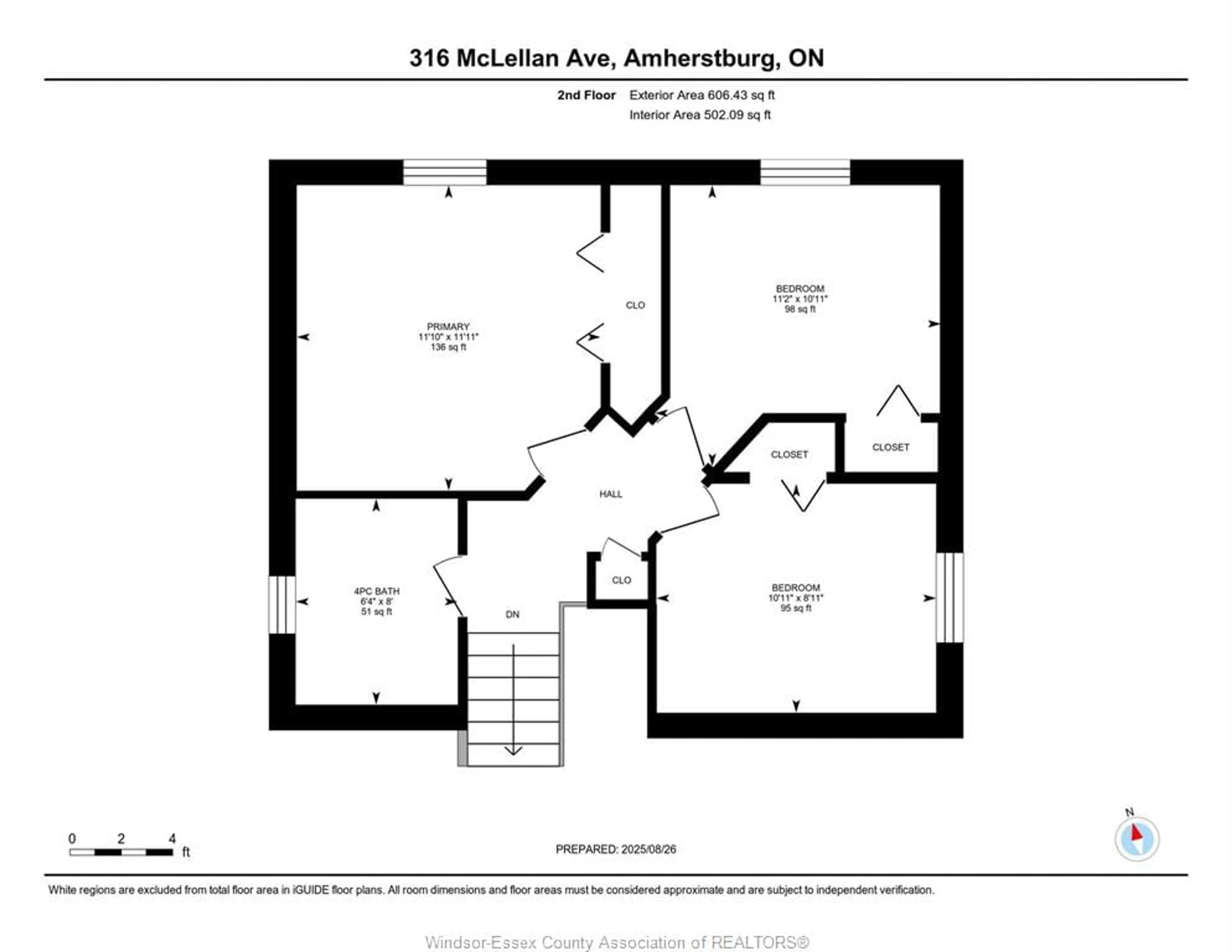 Floor plan for 316 MCLELLAN, Amherstburg Ontario N9V 4C6