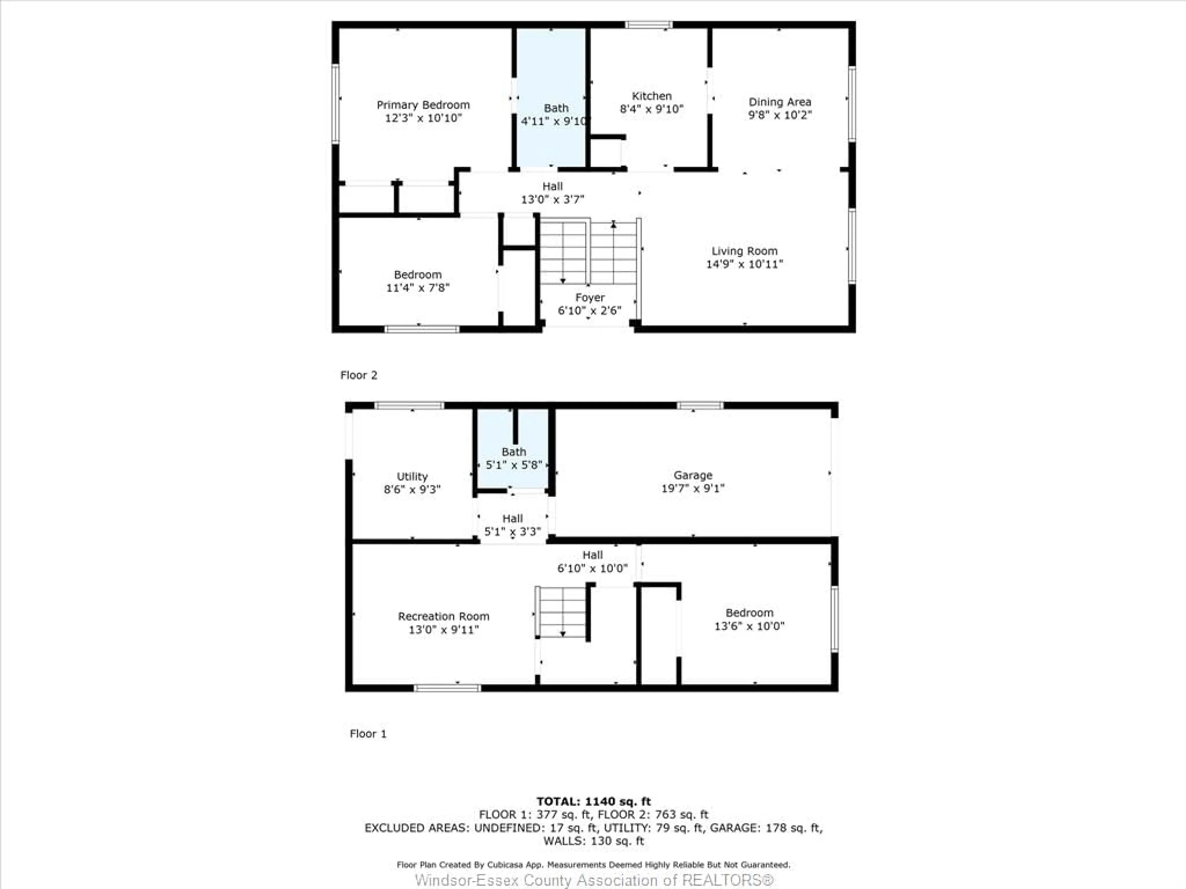 Floor plan for 3834 Montcalm St, Windsor Ontario N9E 2A9