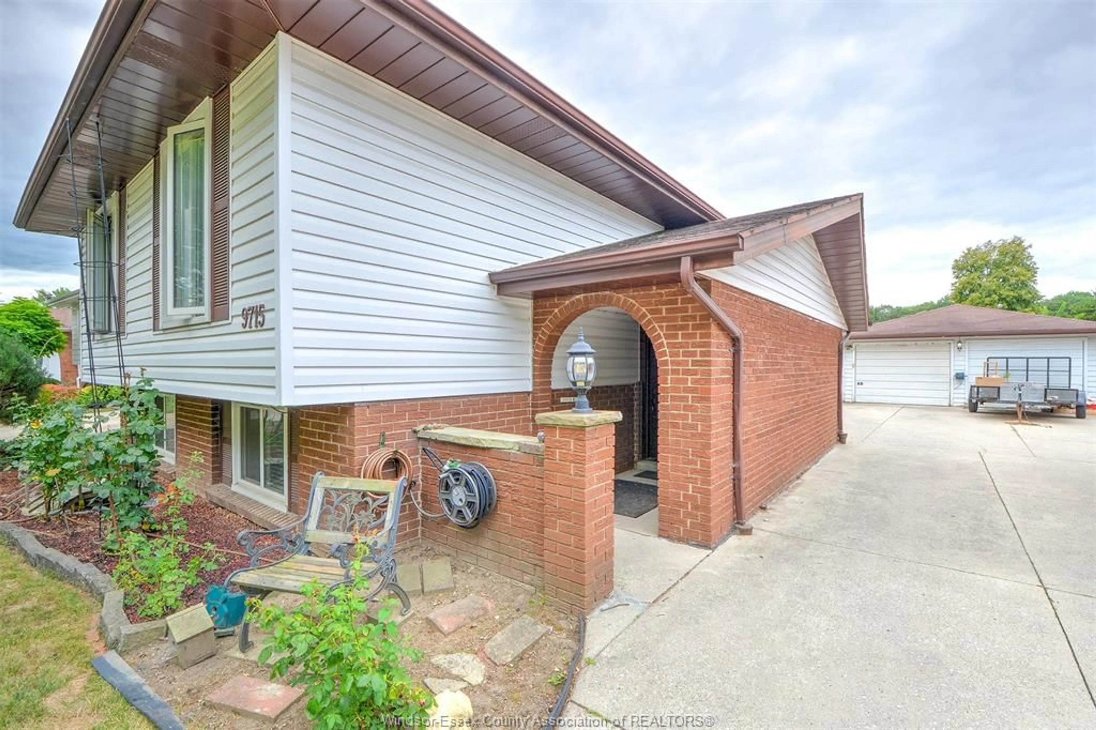 Home with brick exterior material, street for 9715 OSBORN, Windsor Ontario N8R 1G2