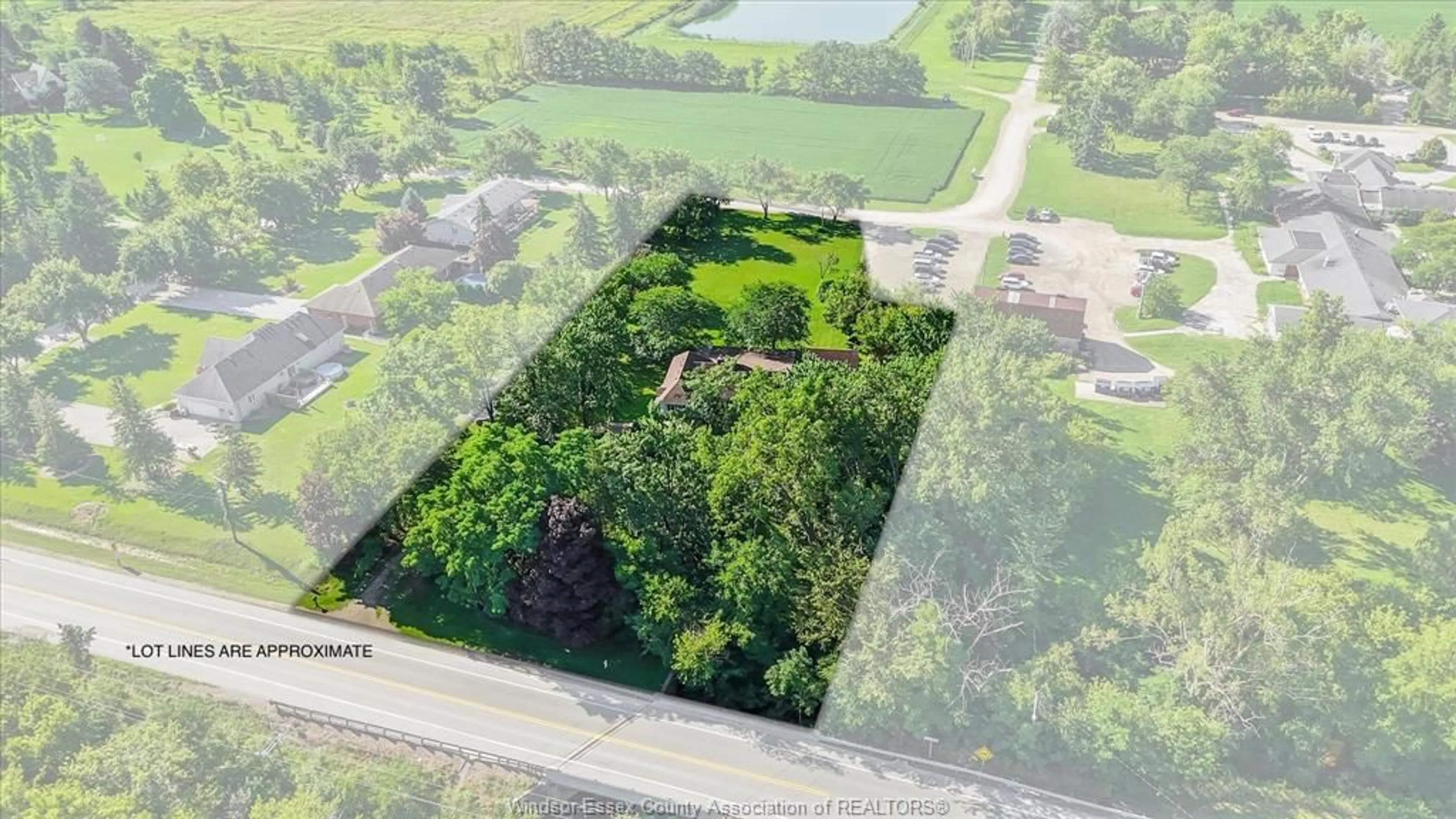 A pic from outside/outdoor area/front of a property/back of a property/a pic from drone, building for 438 County Road 8, Gosfield North Ontario N0R 1V0