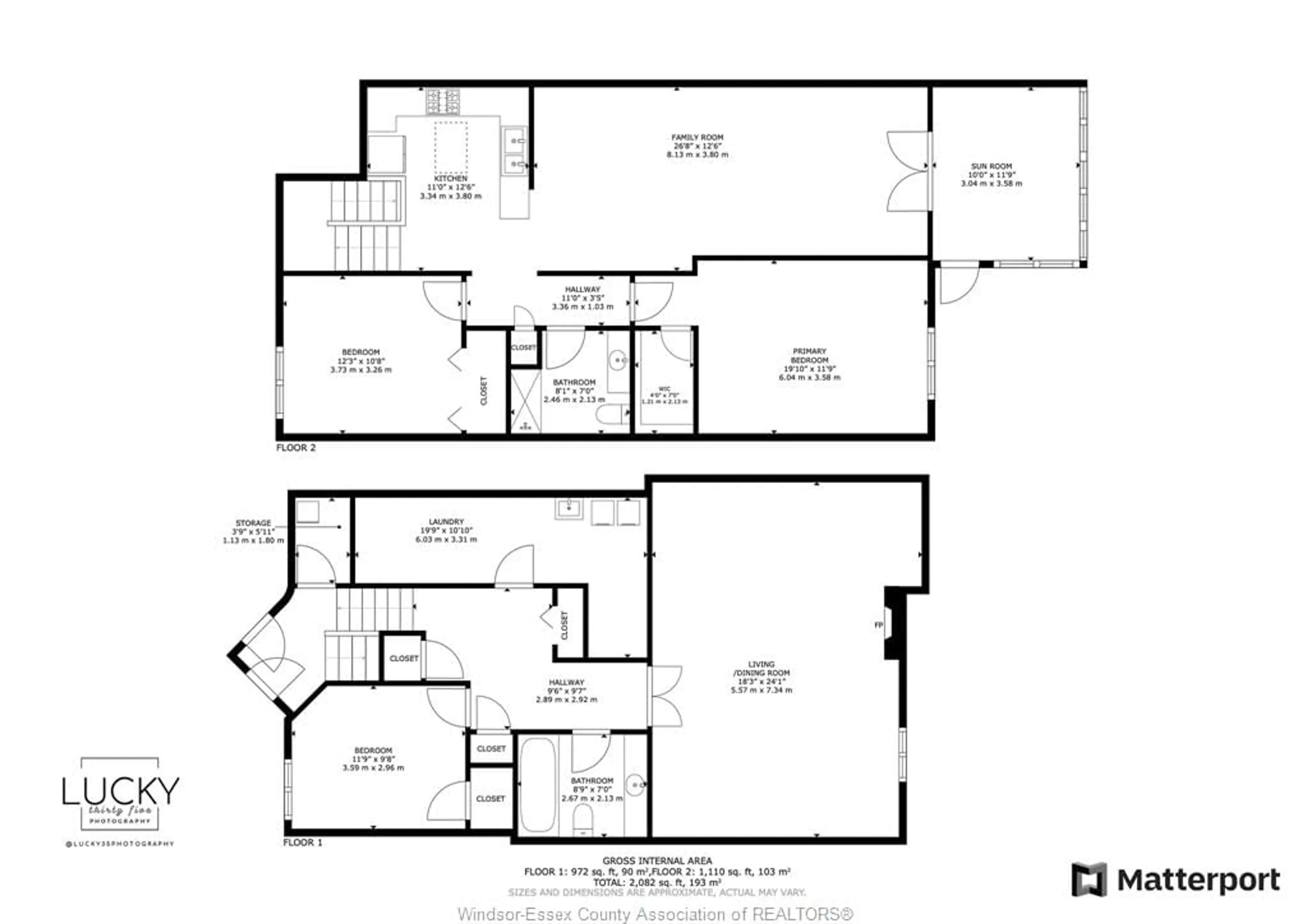 Floor plan for 186 Bennie Ave, Leamington Ontario N8H 5L8