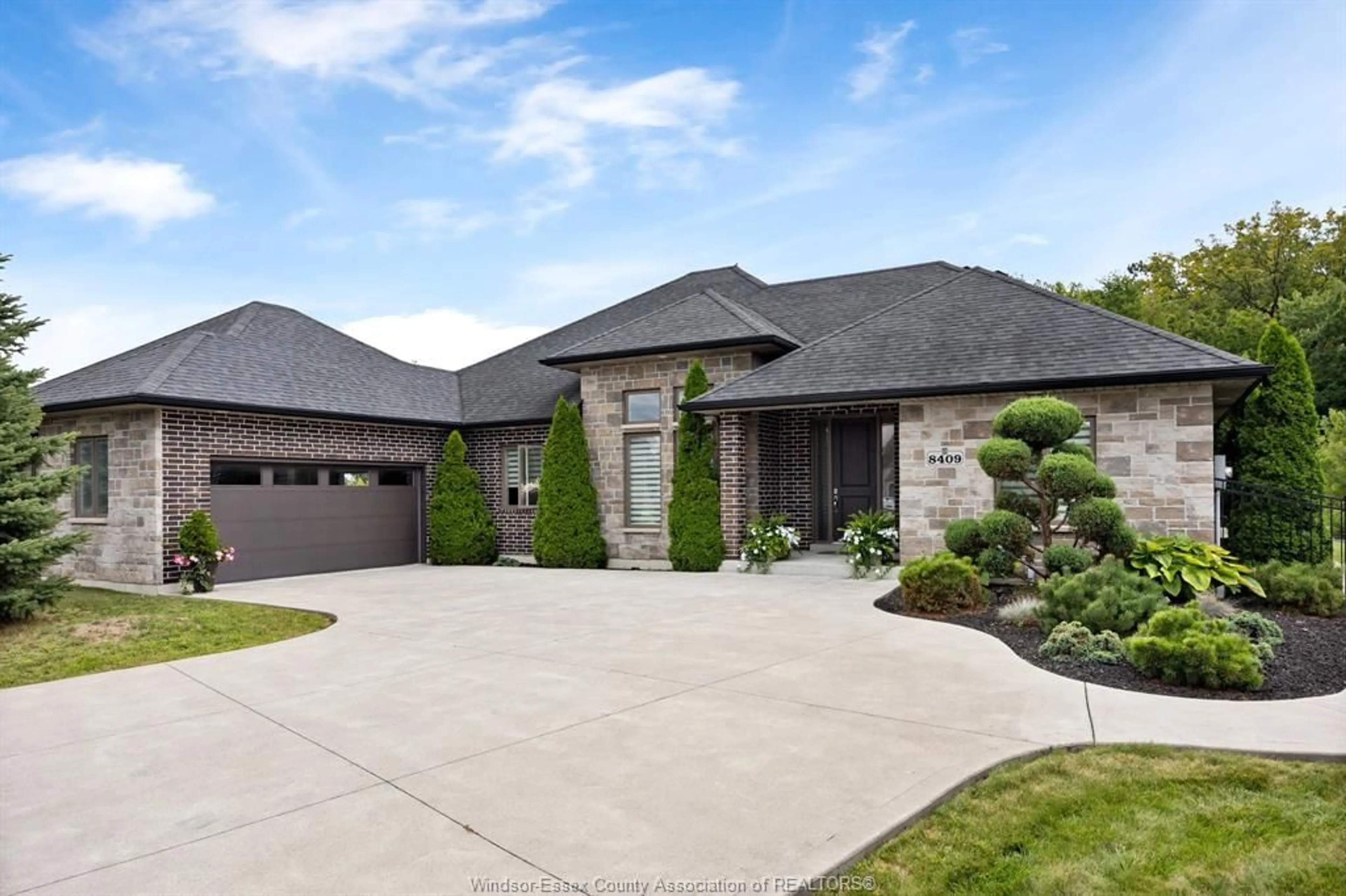 Home with brick exterior material, street for 8409 AALBERS Cres, Amherstburg Ontario N0R 1J0