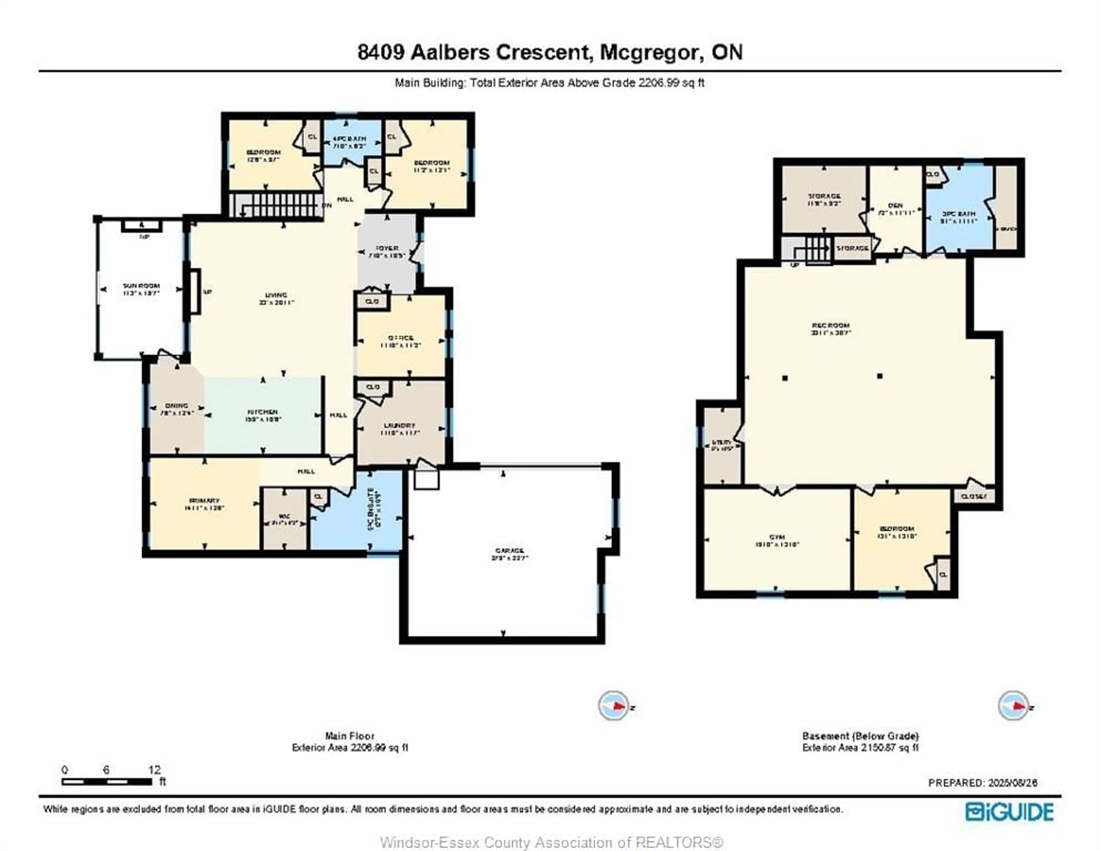 Floor plan for 8409 AALBERS Cres, Amherstburg Ontario N0R 1J0