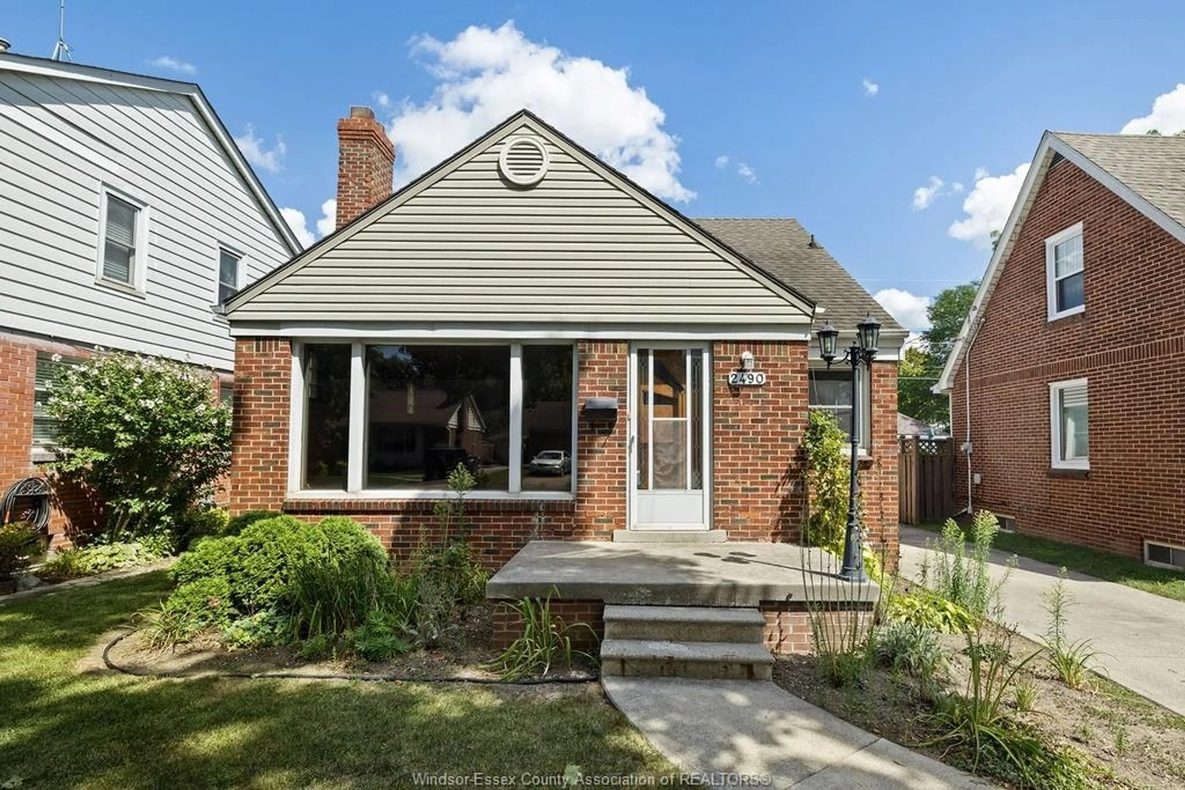 Home with brick exterior material, street for 2490 CHILVER, Windsor Ontario N8W 2V8
