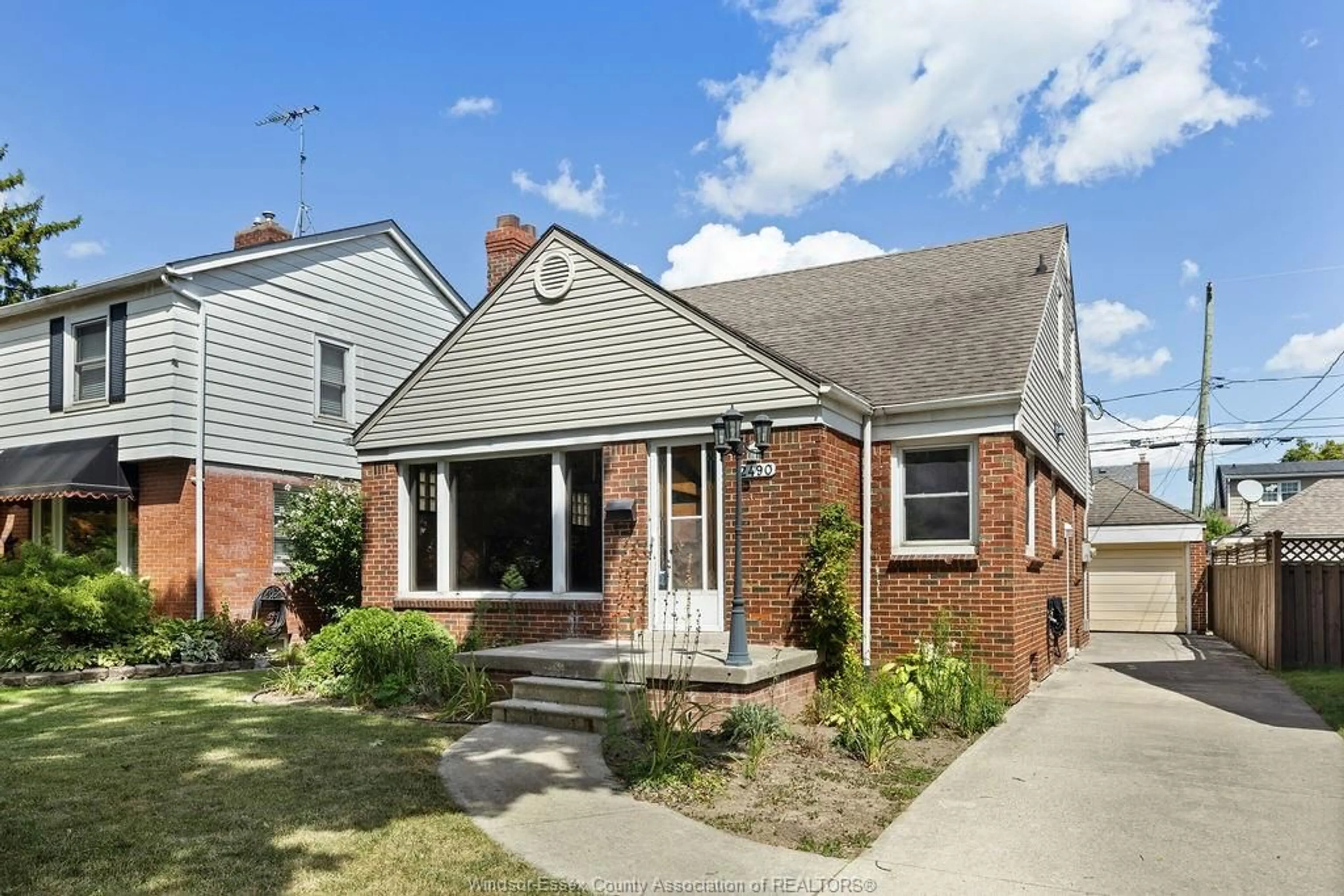 Home with brick exterior material, street for 2490 CHILVER, Windsor Ontario N8W 2V8