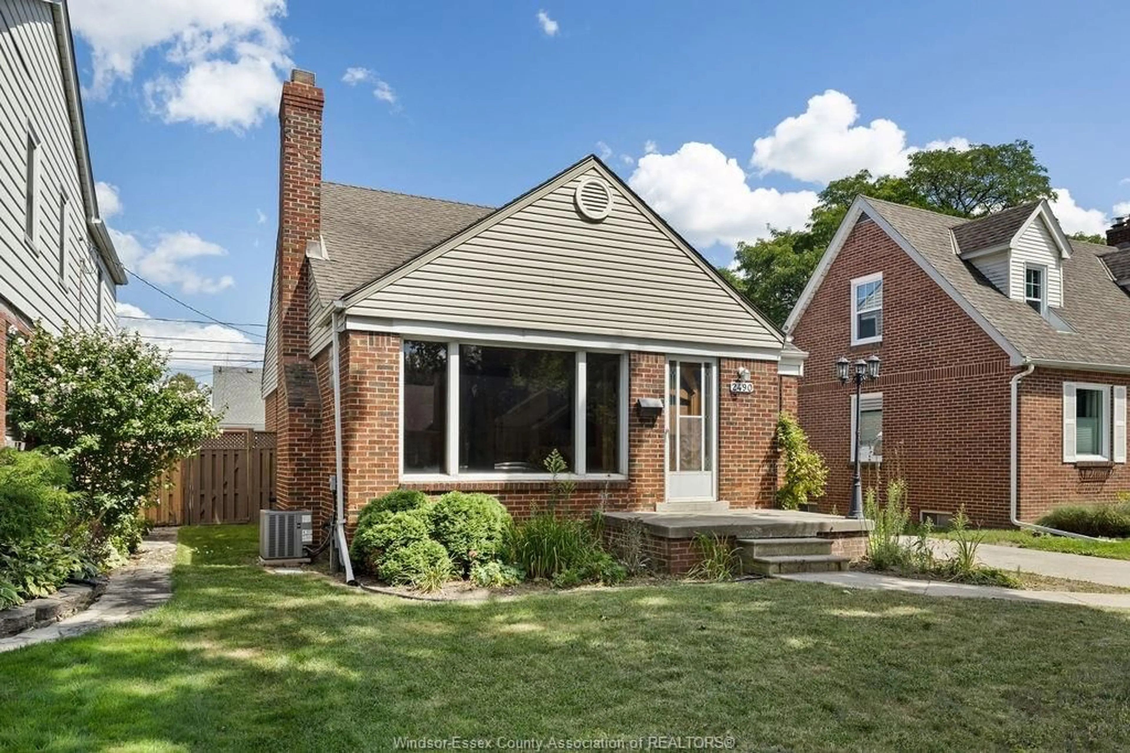 Home with brick exterior material, street for 2490 CHILVER, Windsor Ontario N8W 2V8