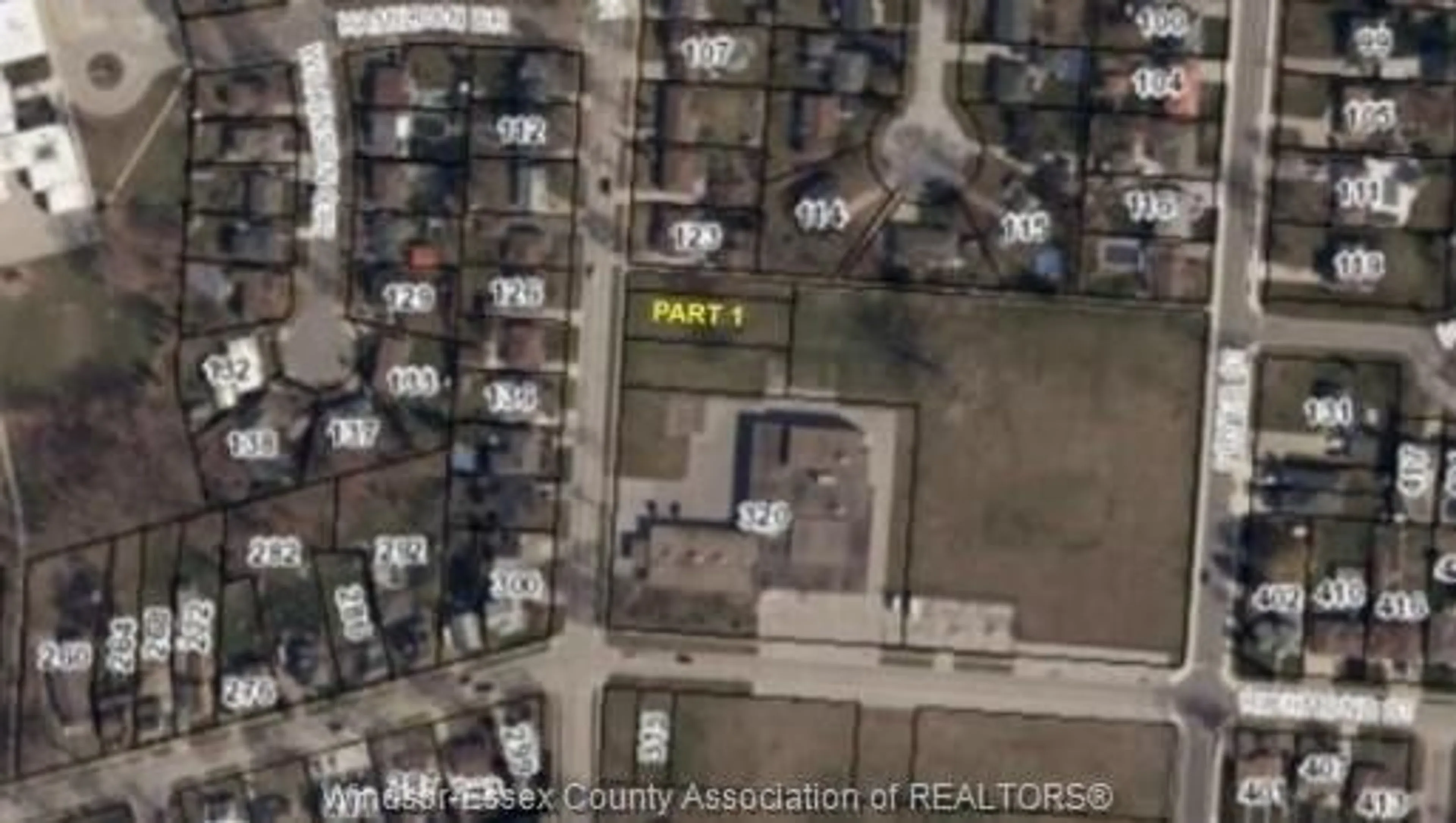 A pic from outside/outdoor area/front of a property/back of a property/a pic from drone, street for V/L Victoria St., Amherstburg Ontario N9V 2K2