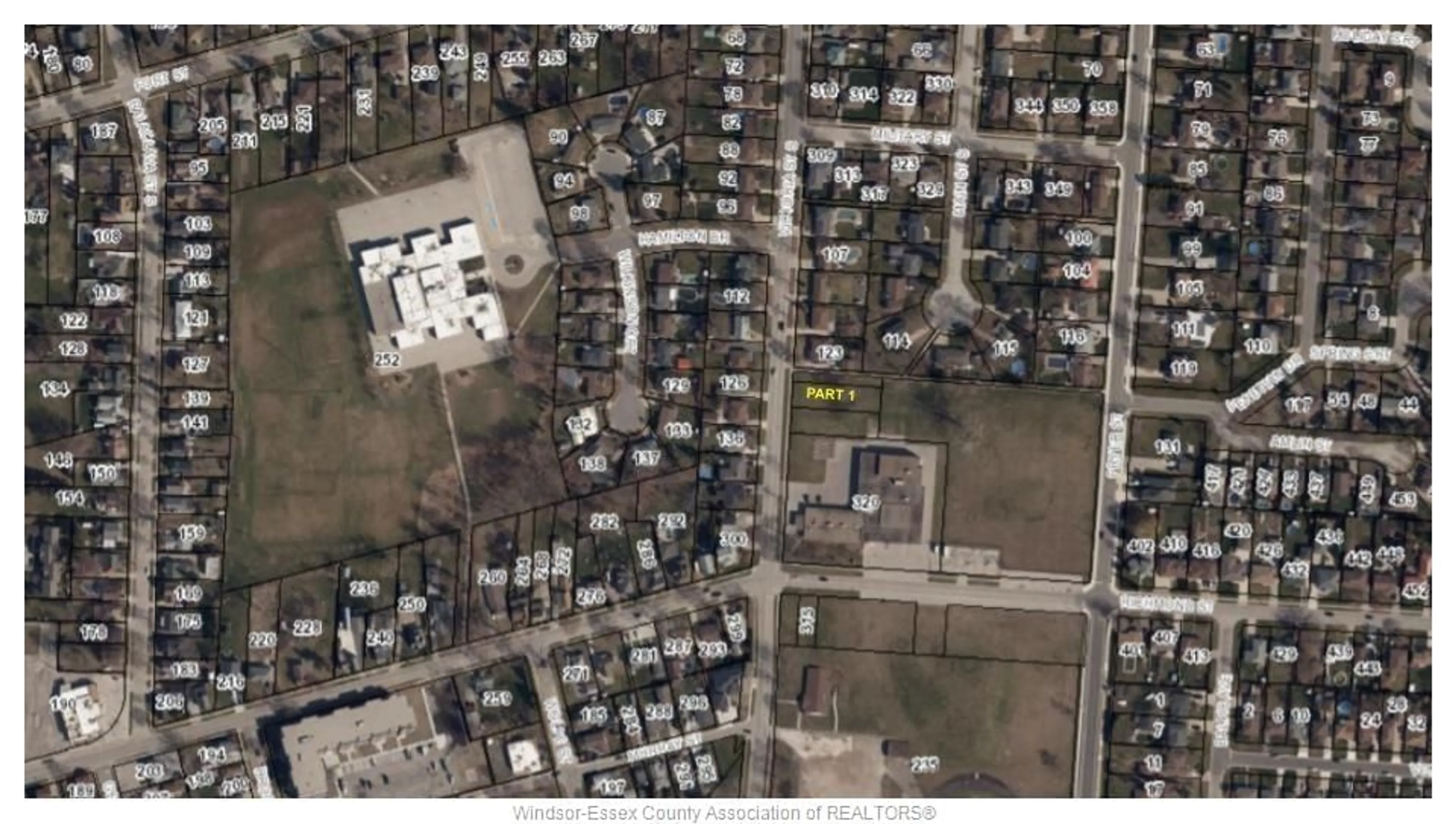 Picture of a map for V/L Victoria St., Amherstburg Ontario N9V 2K2