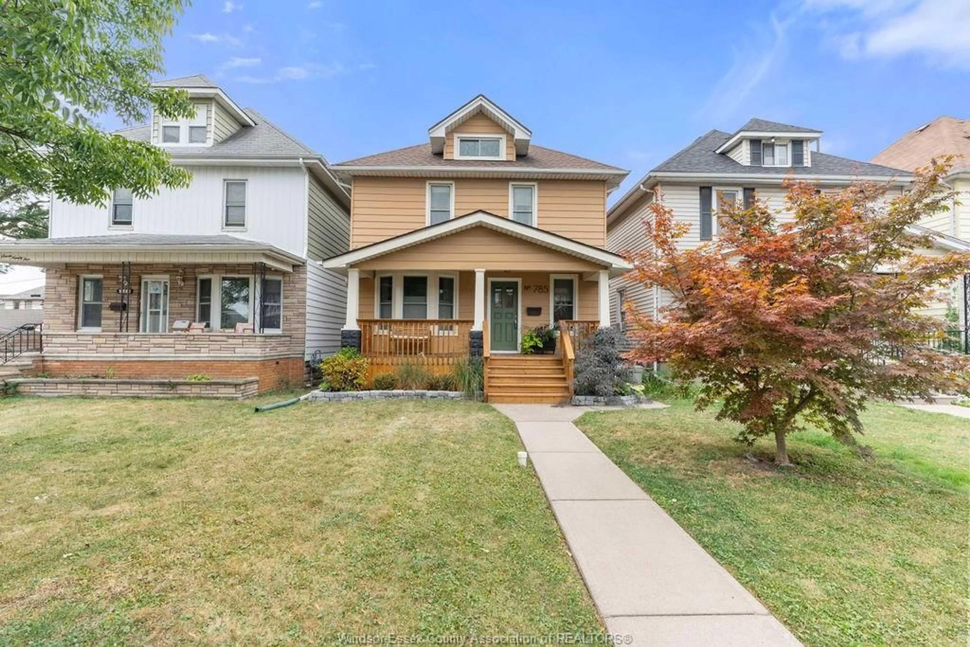 Home with brick exterior material, street for 785 Moy Ave., Windsor Ontario N9A 2N5