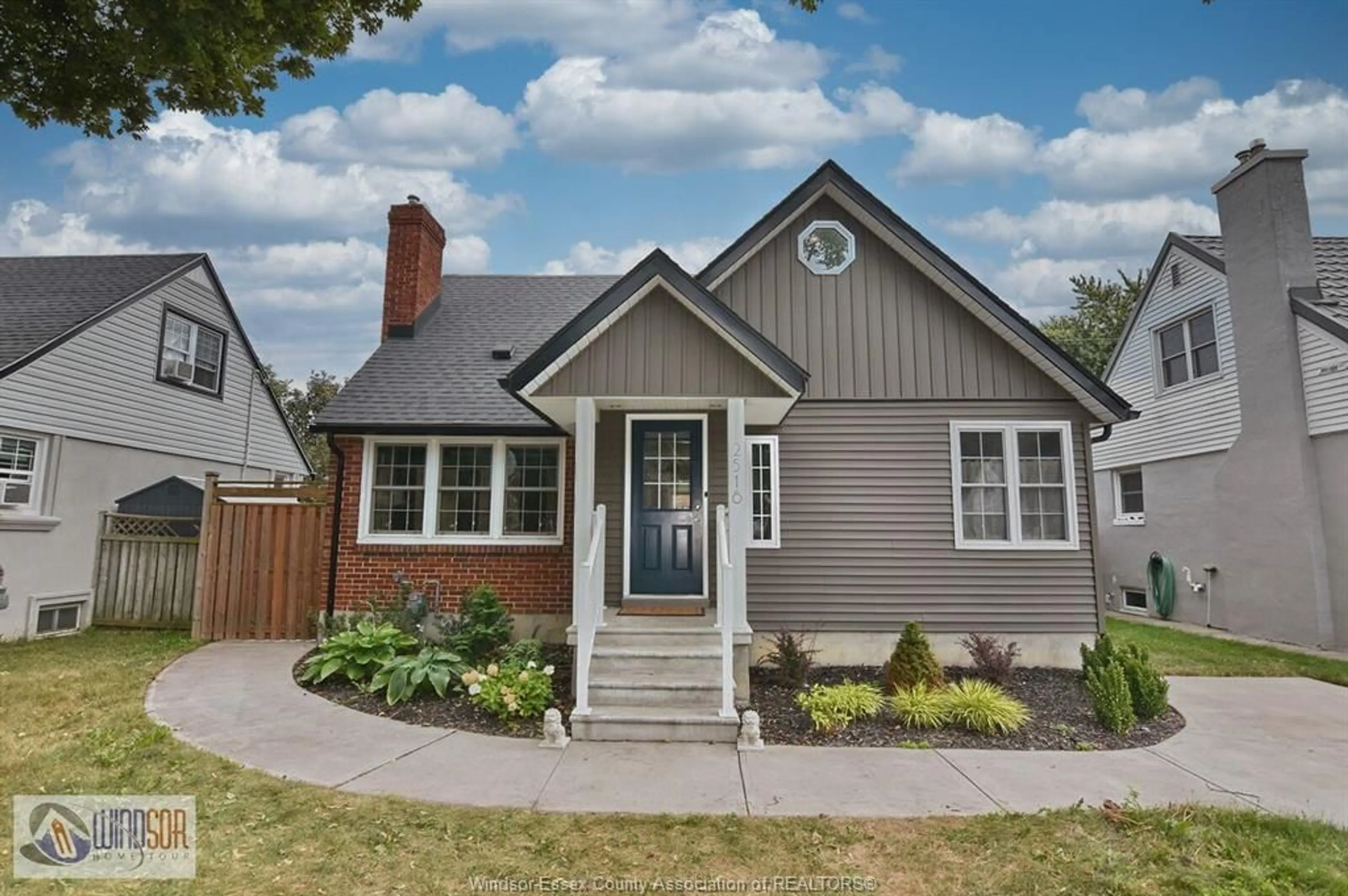 Home with brick exterior material, street for 2518 CHILVER, Windsor Ontario N8W 2V9
