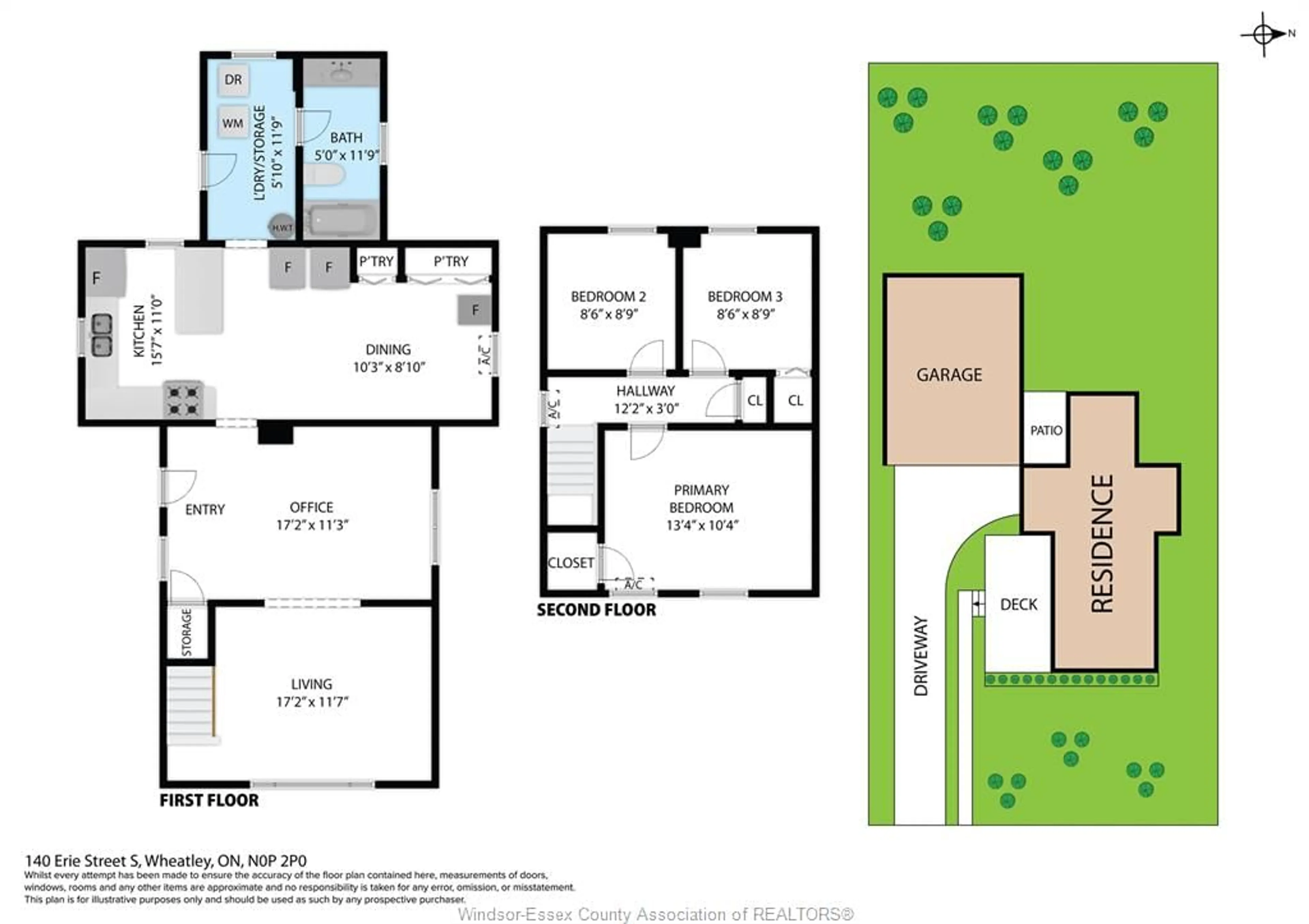 Floor plan for 140 Erie St, Wheatley Ontario N0P 2P0