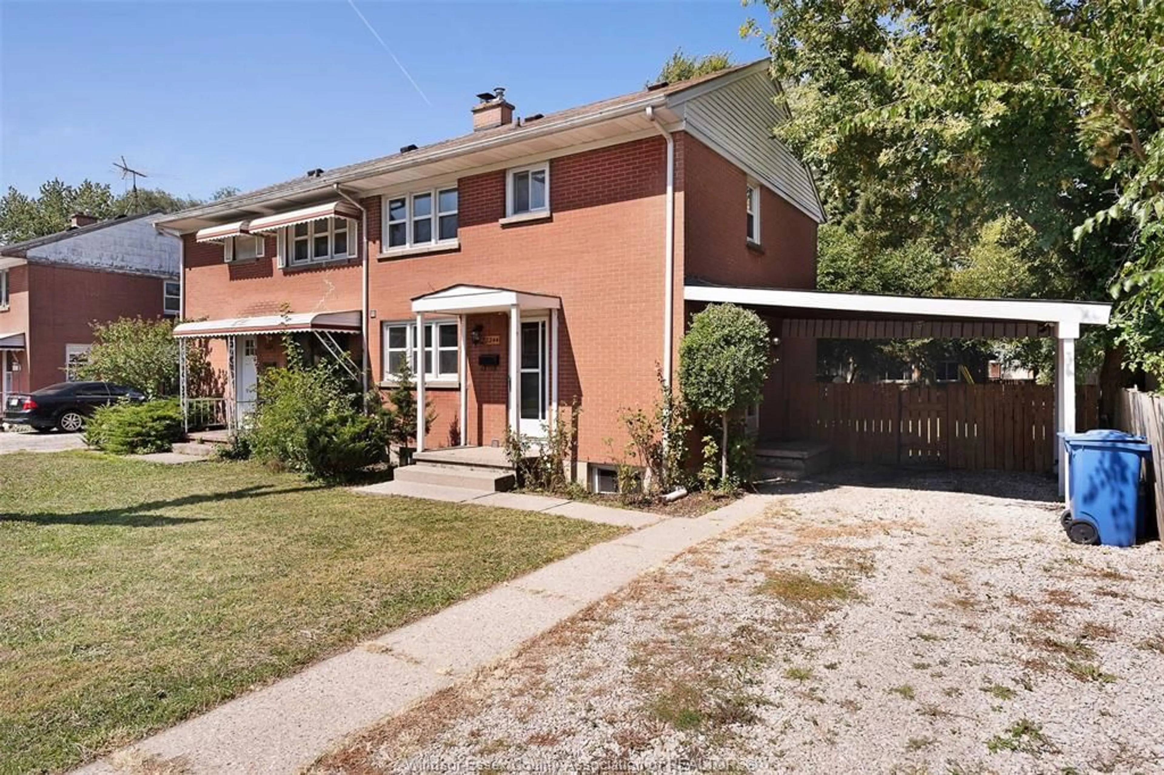 Home with brick exterior material, street for 2244 Vercheres Ave, Windsor Ontario N9B 1P1