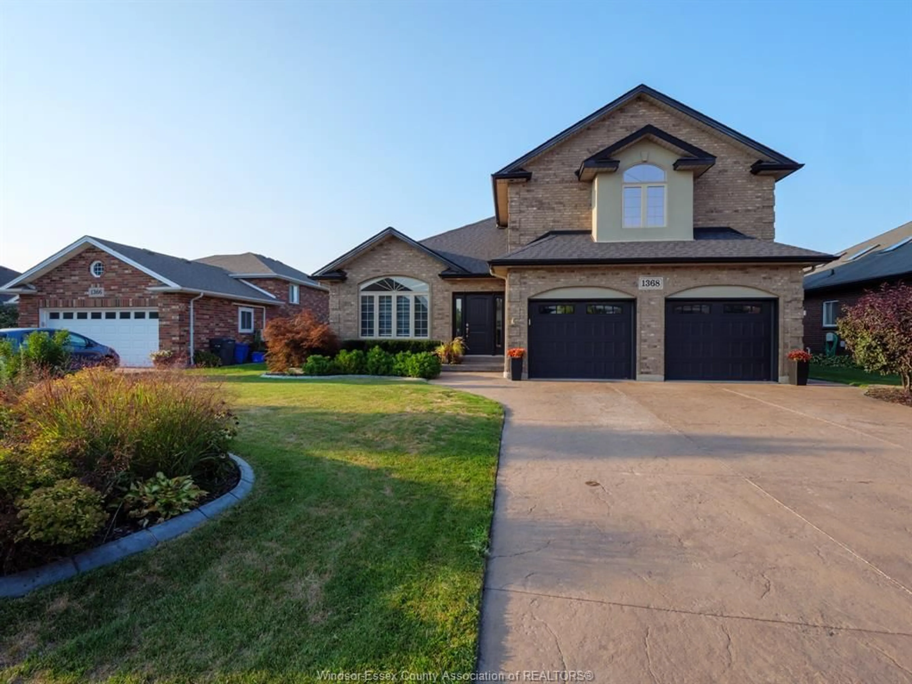 Home with brick exterior material, street for 1368 EMMA St, Lakeshore Ontario N0R 1A0