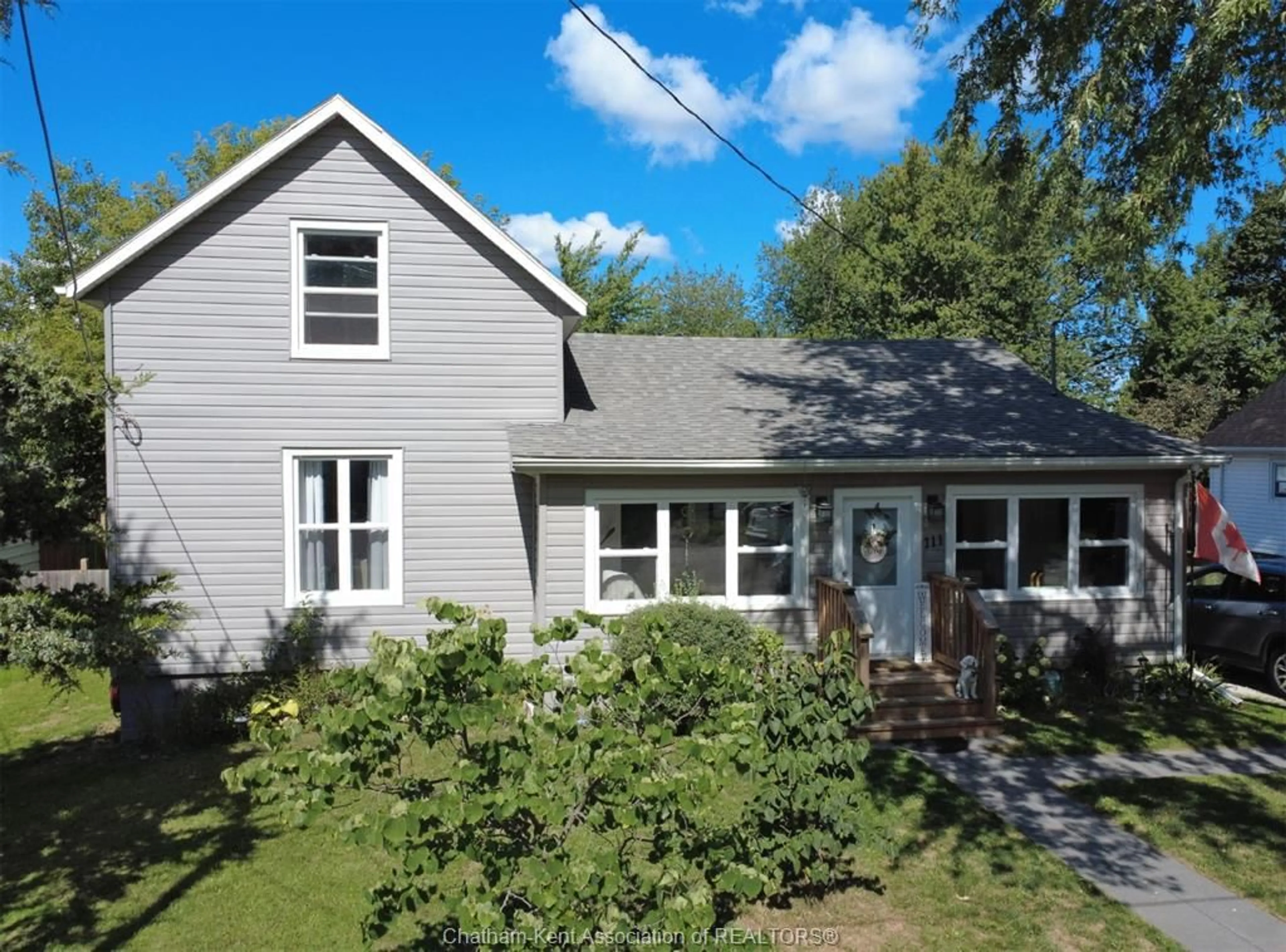 Home with vinyl exterior material, street for 111 Church St, Blenheim Ontario N0P 1A0