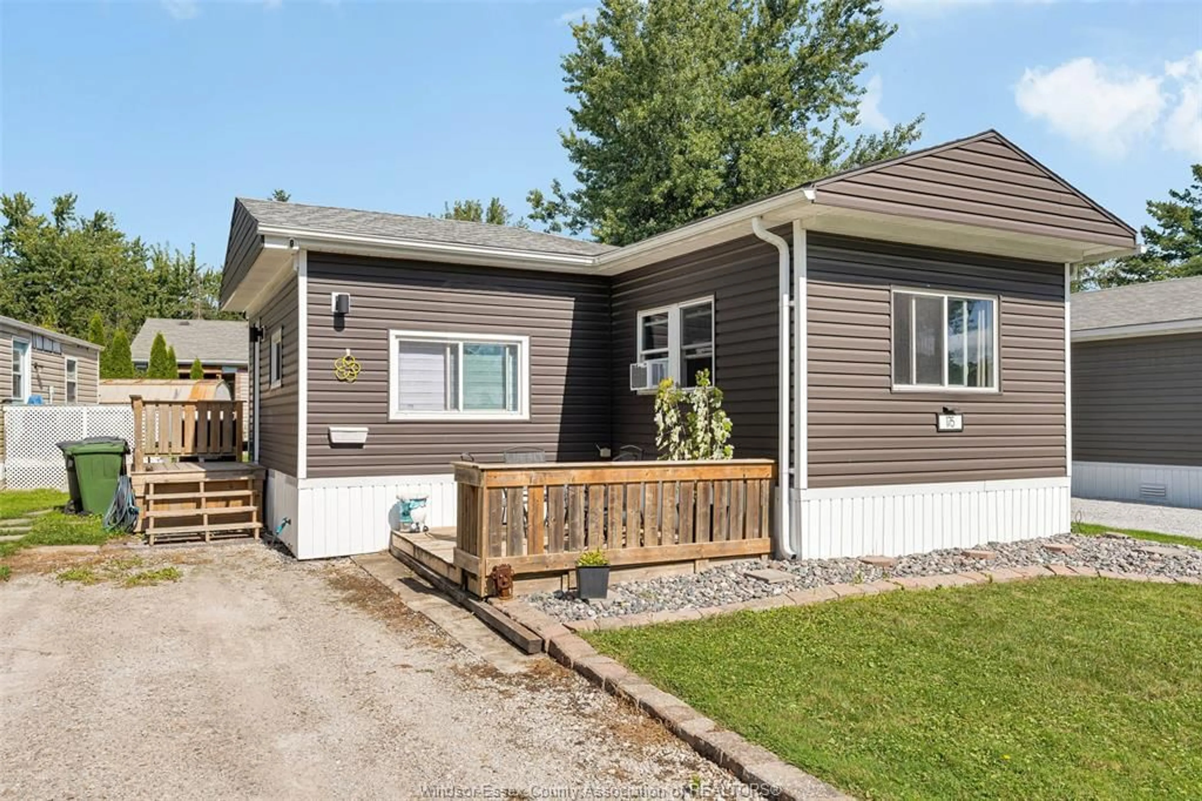 Home with vinyl exterior material, street for 175 NEIL Crt, Essex Ontario N8M 2A7