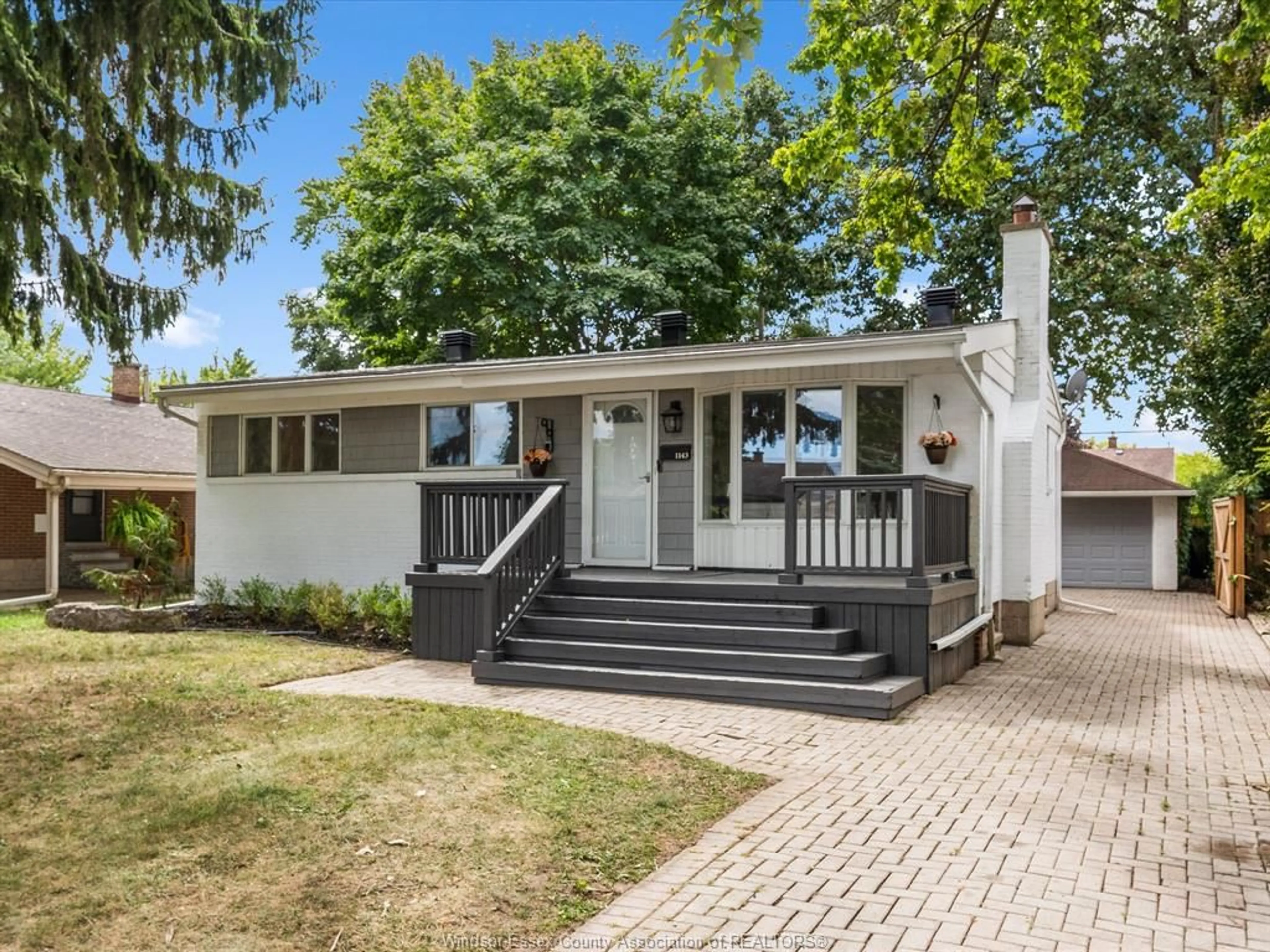 Home with vinyl exterior material, street for 1143 BELLEPERCHE, Windsor Ontario N8S 3C4