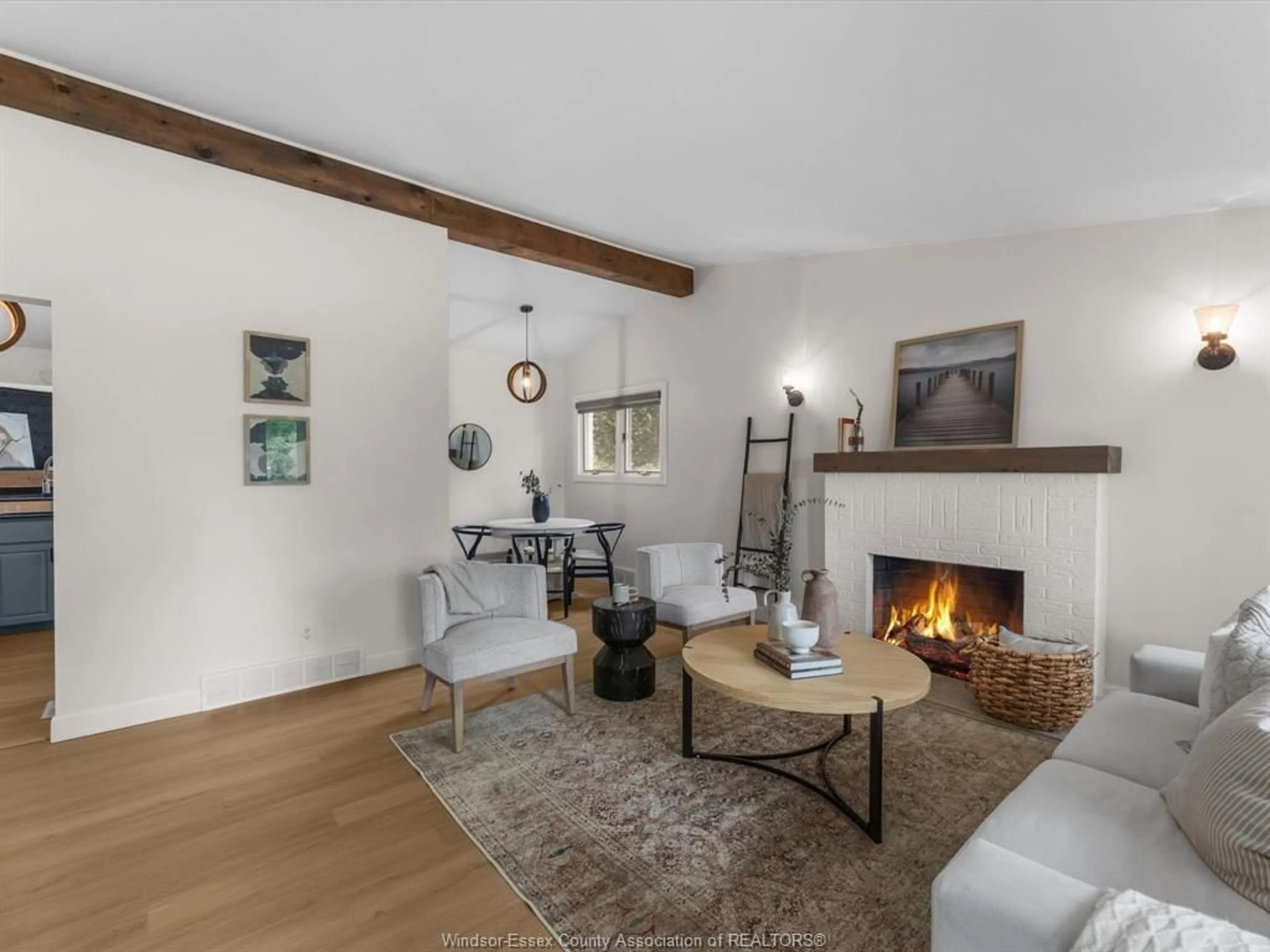 Living room with furniture, unknown for 1143 BELLEPERCHE, Windsor Ontario N8S 3C4