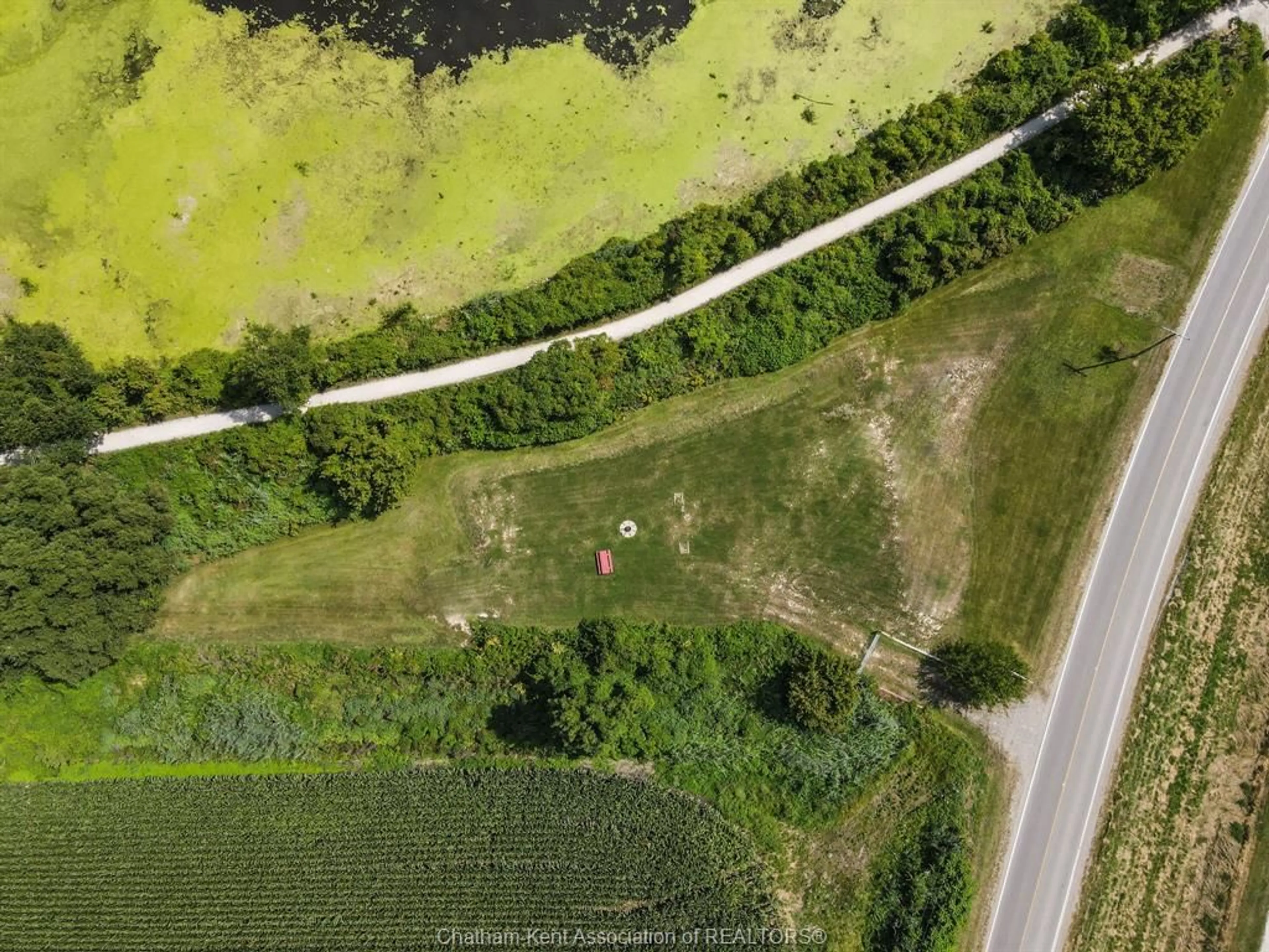 A pic from outside/outdoor area/front of a property/back of a property/a pic from drone, unknown for 17701 Erieau Rd, Erieau Ontario N0P 1A0