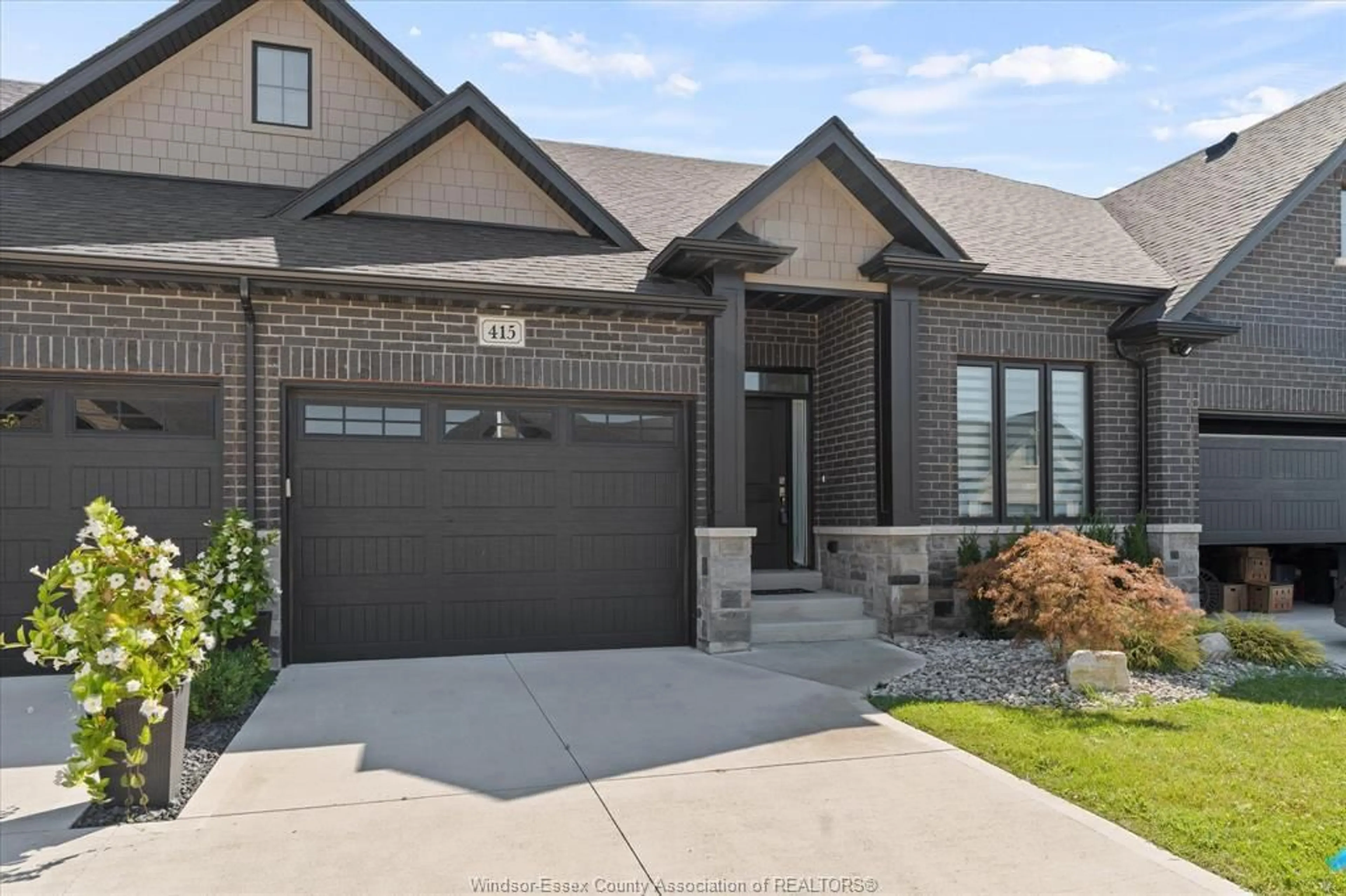 Home with brick exterior material, street for 415 Caserta Cres, Belle River Ontario N8L 0A5