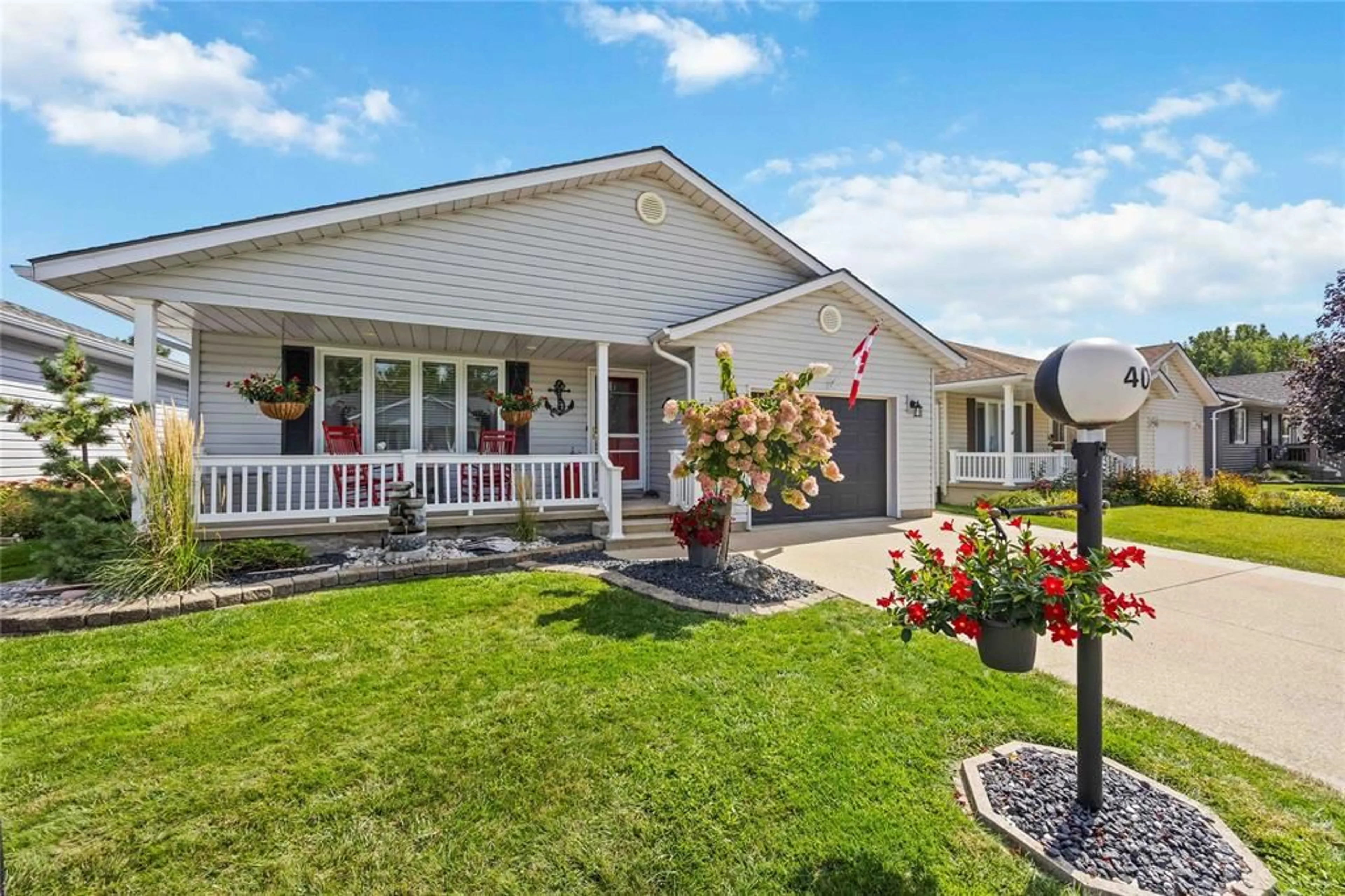 Home with vinyl exterior material, street for 5700 BLACKWELL Sideroad #407, Sarnia Ontario N7X 1B7