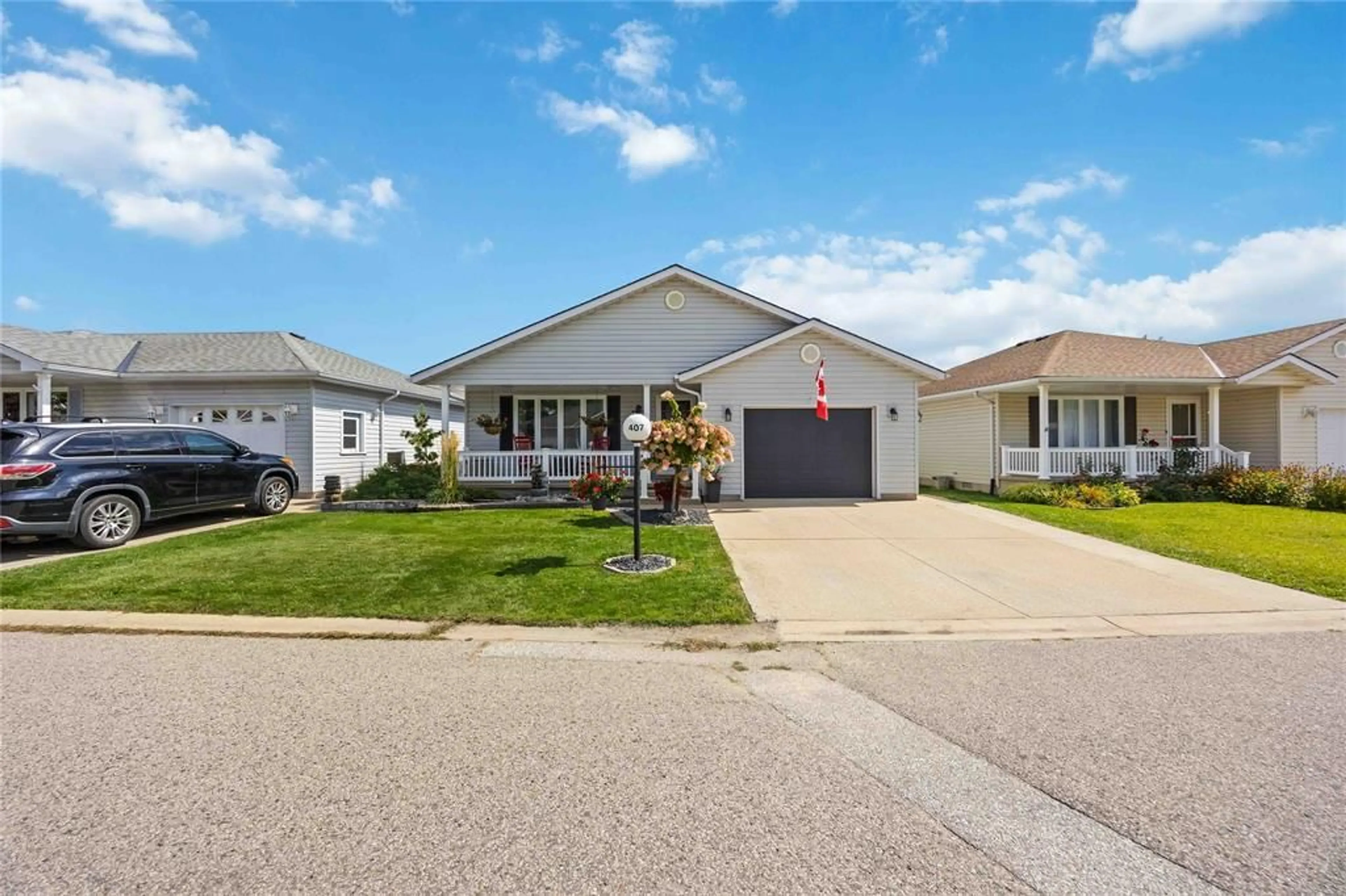 Home with vinyl exterior material, street for 5700 BLACKWELL Sideroad #407, Sarnia Ontario N7X 1B7