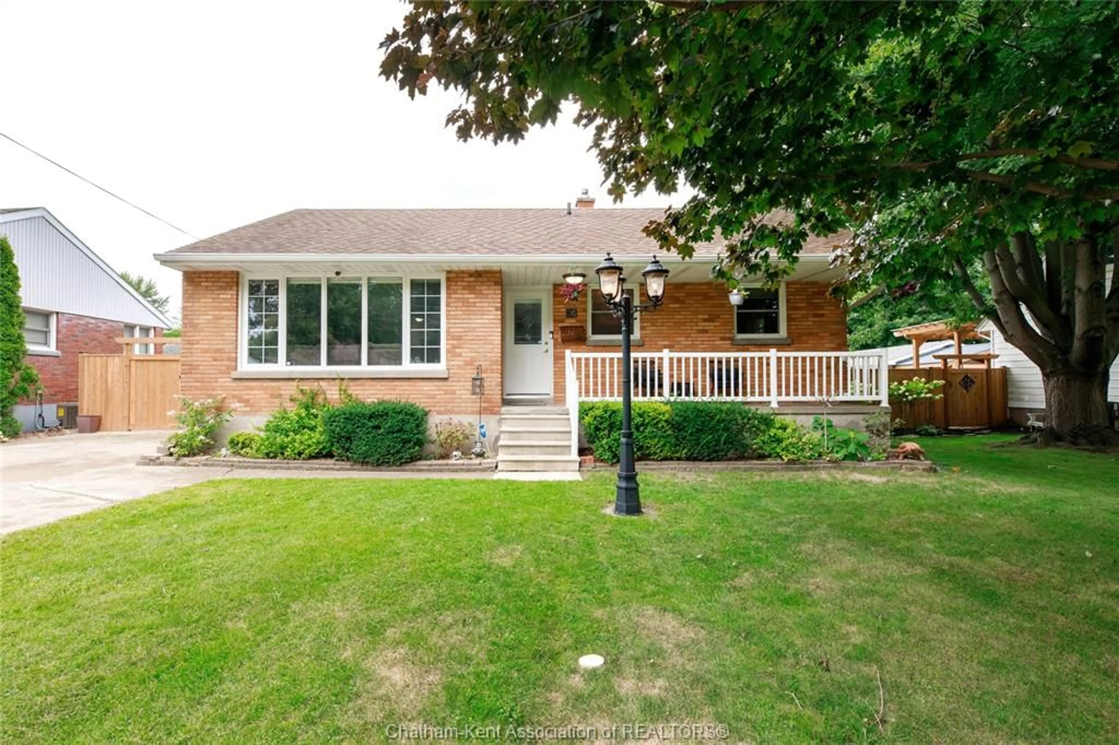 Home with brick exterior material, street for 26 Canterbury St, Chatham Ontario N7L 3S5