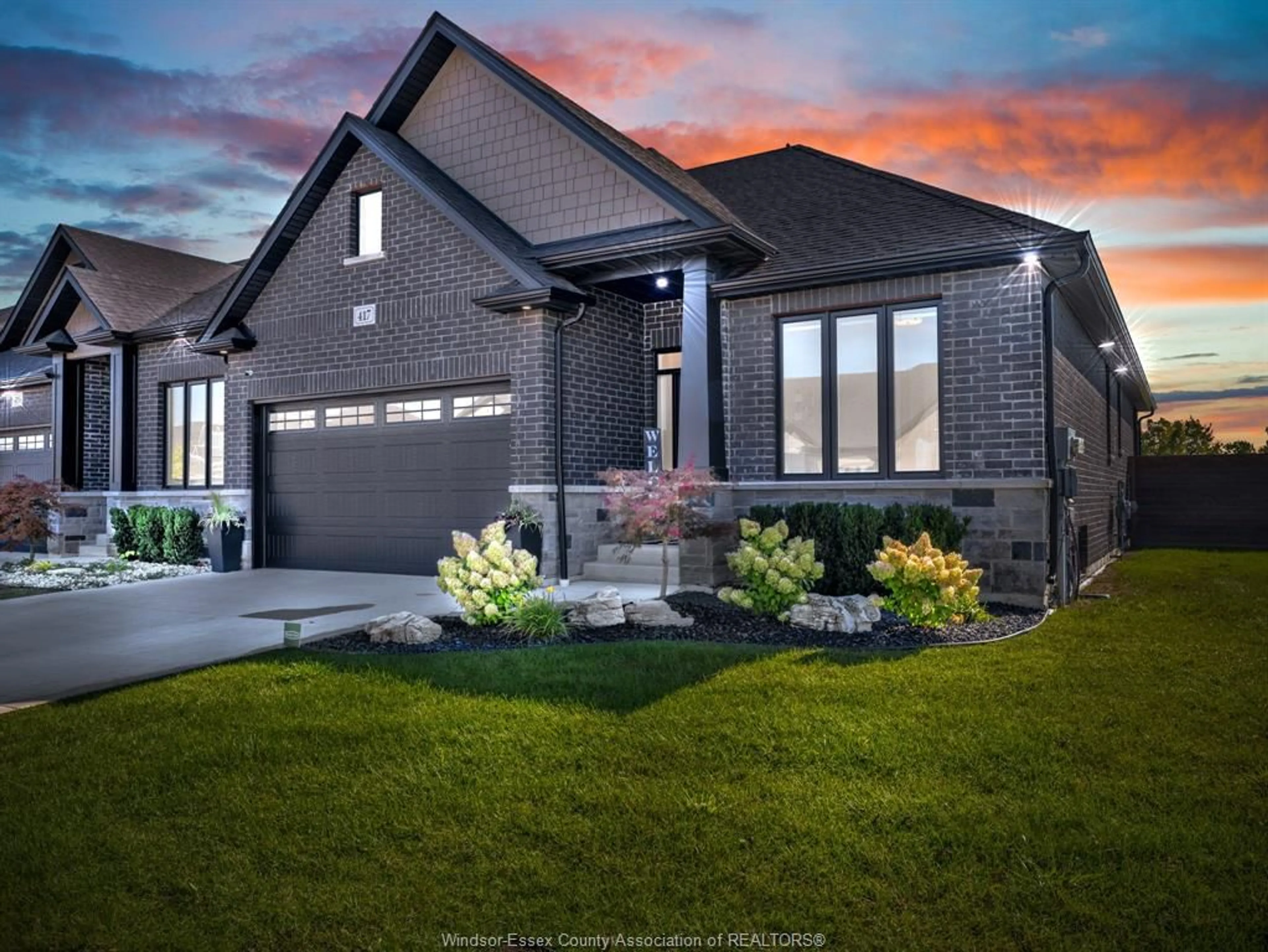 Home with brick exterior material, street for 417 MATESE St, Lakeshore Ontario N8L 0A5