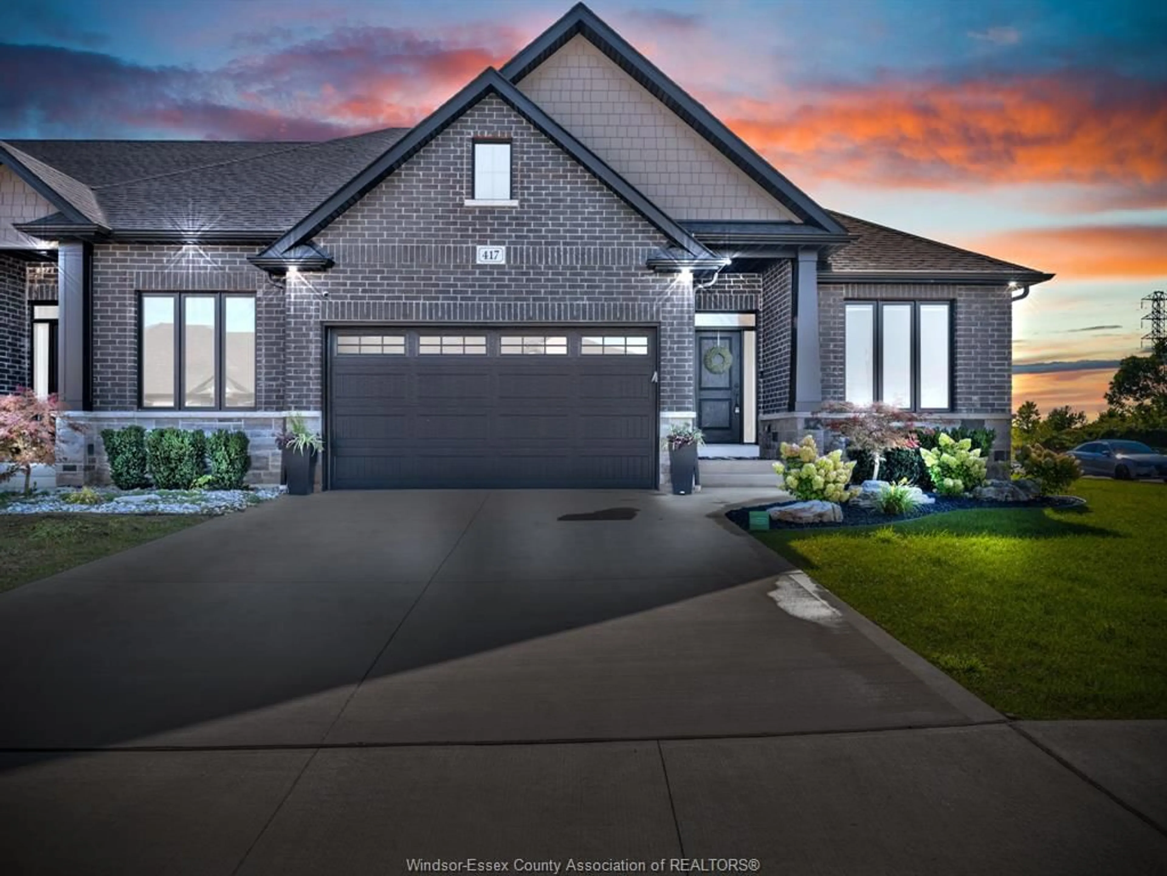 Home with brick exterior material, street for 417 MATESE St, Lakeshore Ontario N8L 0A5