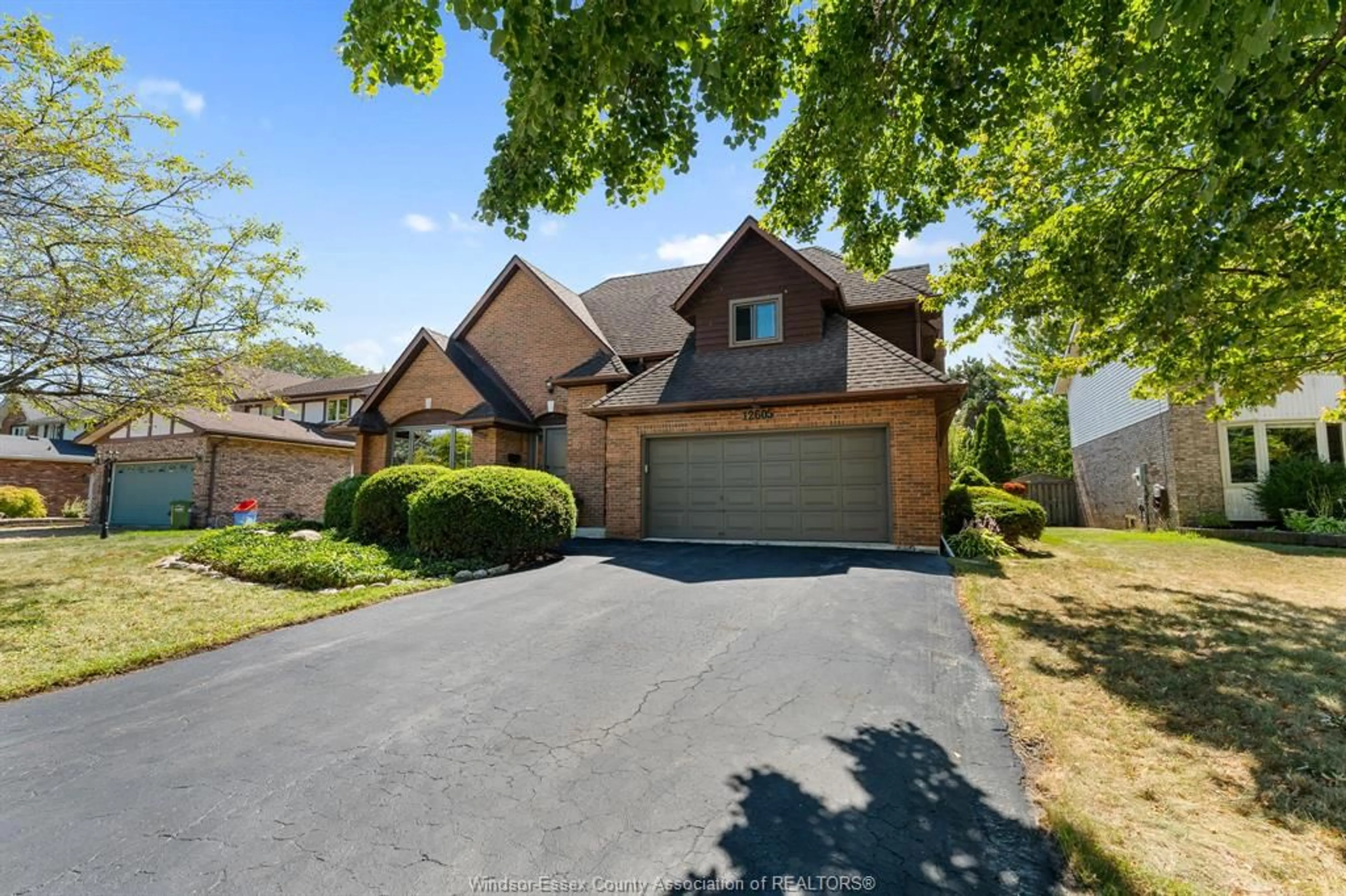 Home with brick exterior material, street for 12605 LITTLE RIVER Blvd, Tecumseh Ontario N8N 4B9