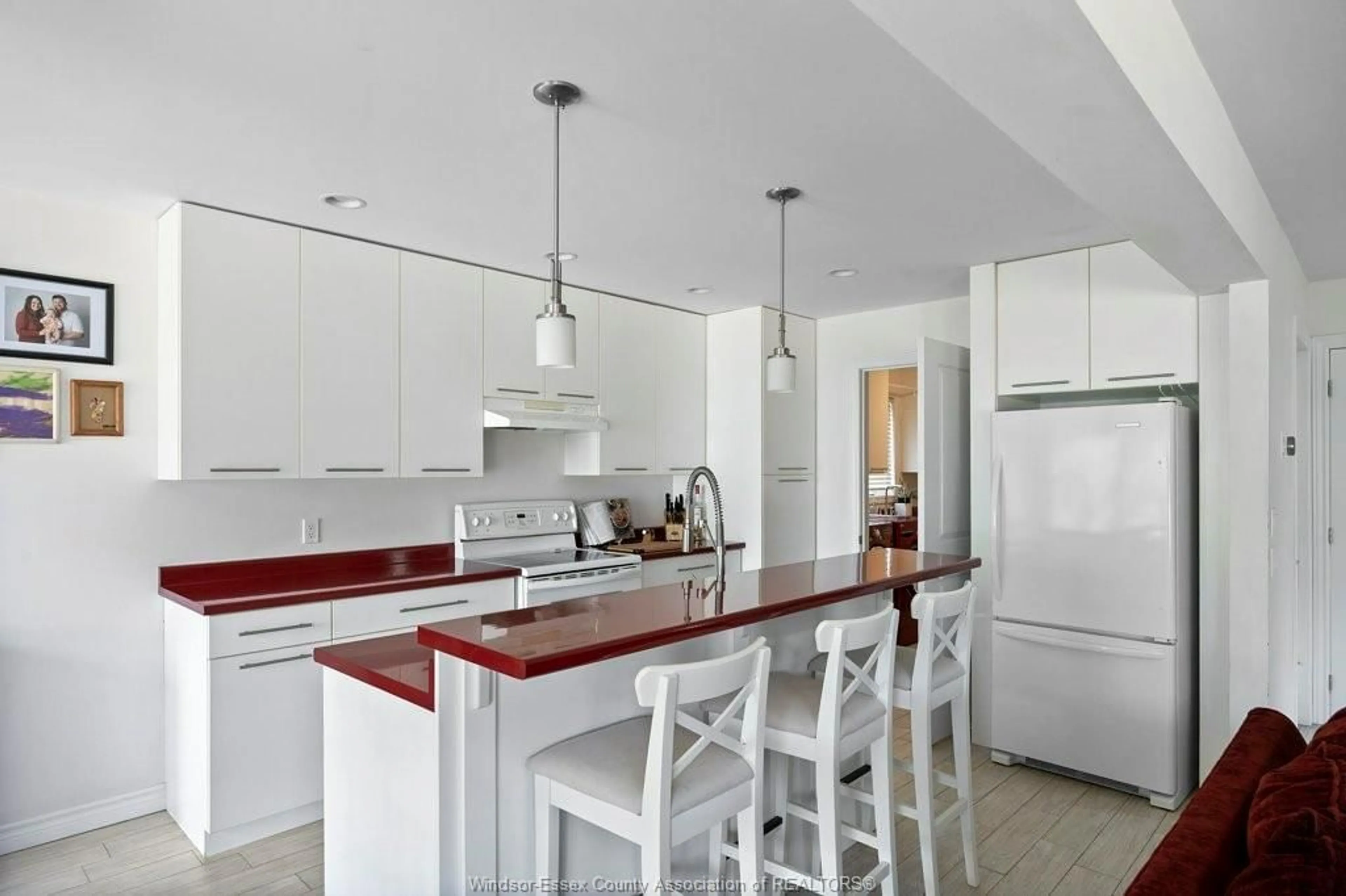 Contemporary kitchen, ceramic/tile floor for 1996 ST. CLAIR ROAD, Stoney Point Ontario N0R 1N0