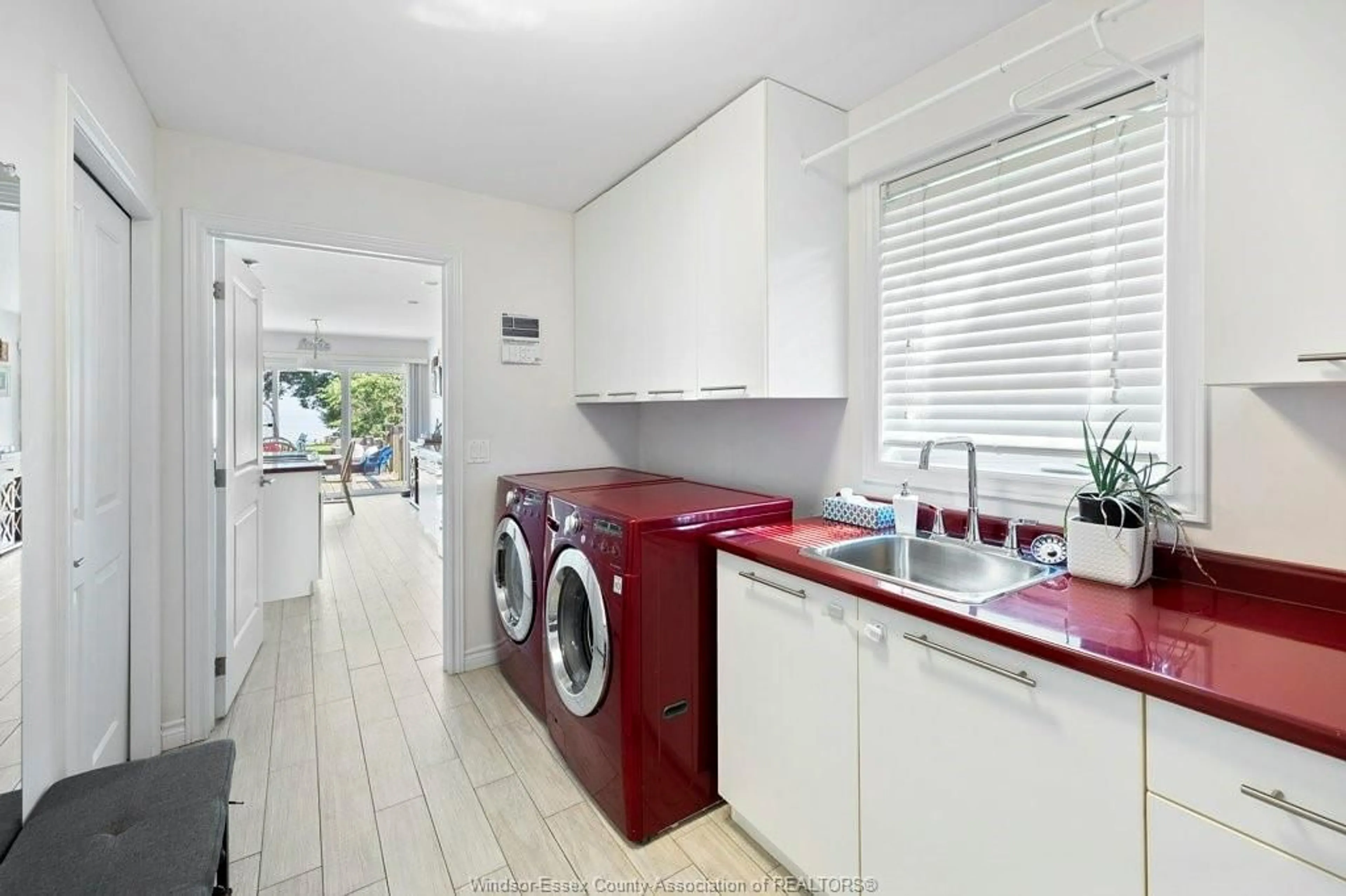Kitchen with laundary machines, unknown for 1996 ST. CLAIR ROAD, Stoney Point Ontario N0R 1N0