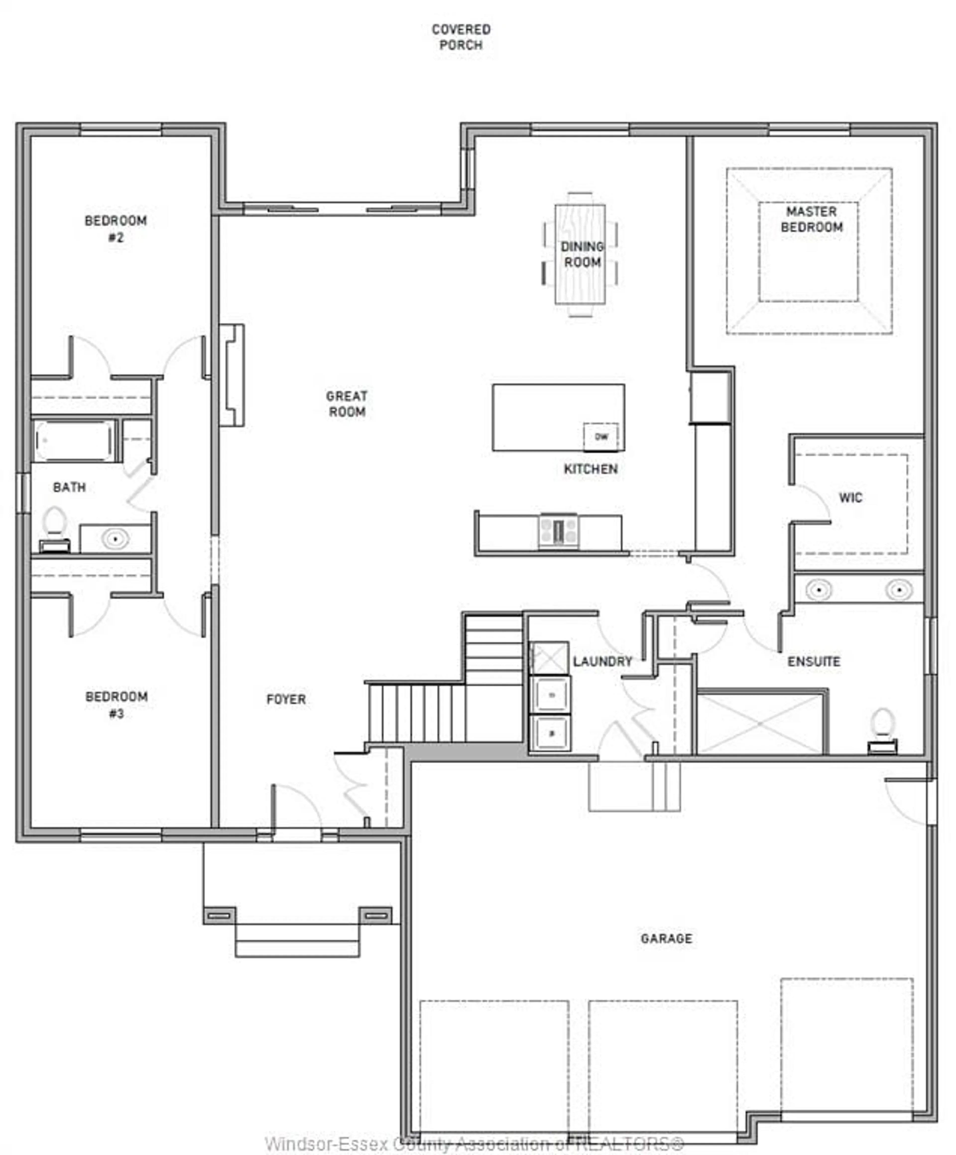 Floor plan for LOT 18 SUMMIT, Lakeshore Ontario N0R 1A7