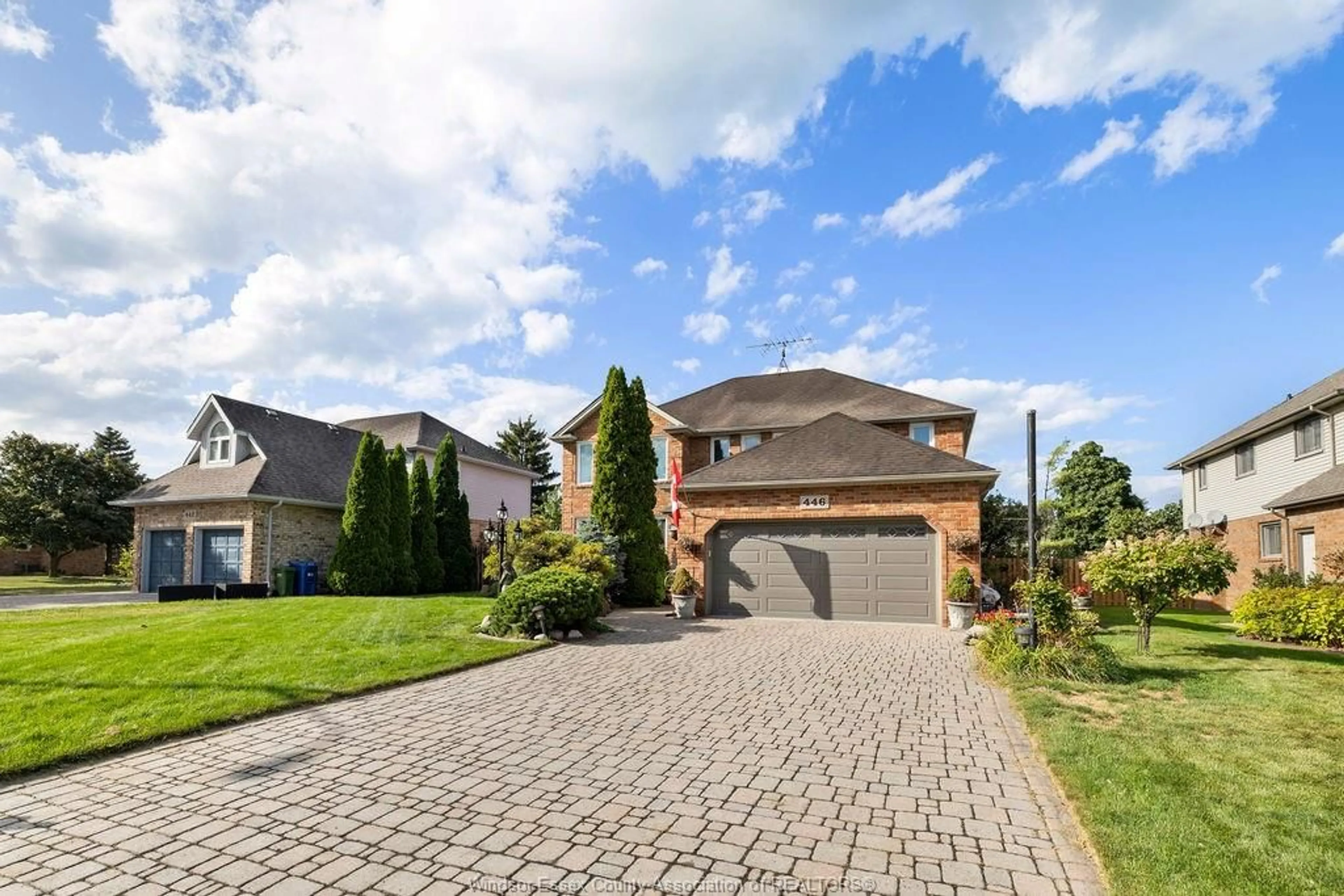 Home with brick exterior material, street for 446 CORBETT, Tecumseh Ontario N8N 4T4