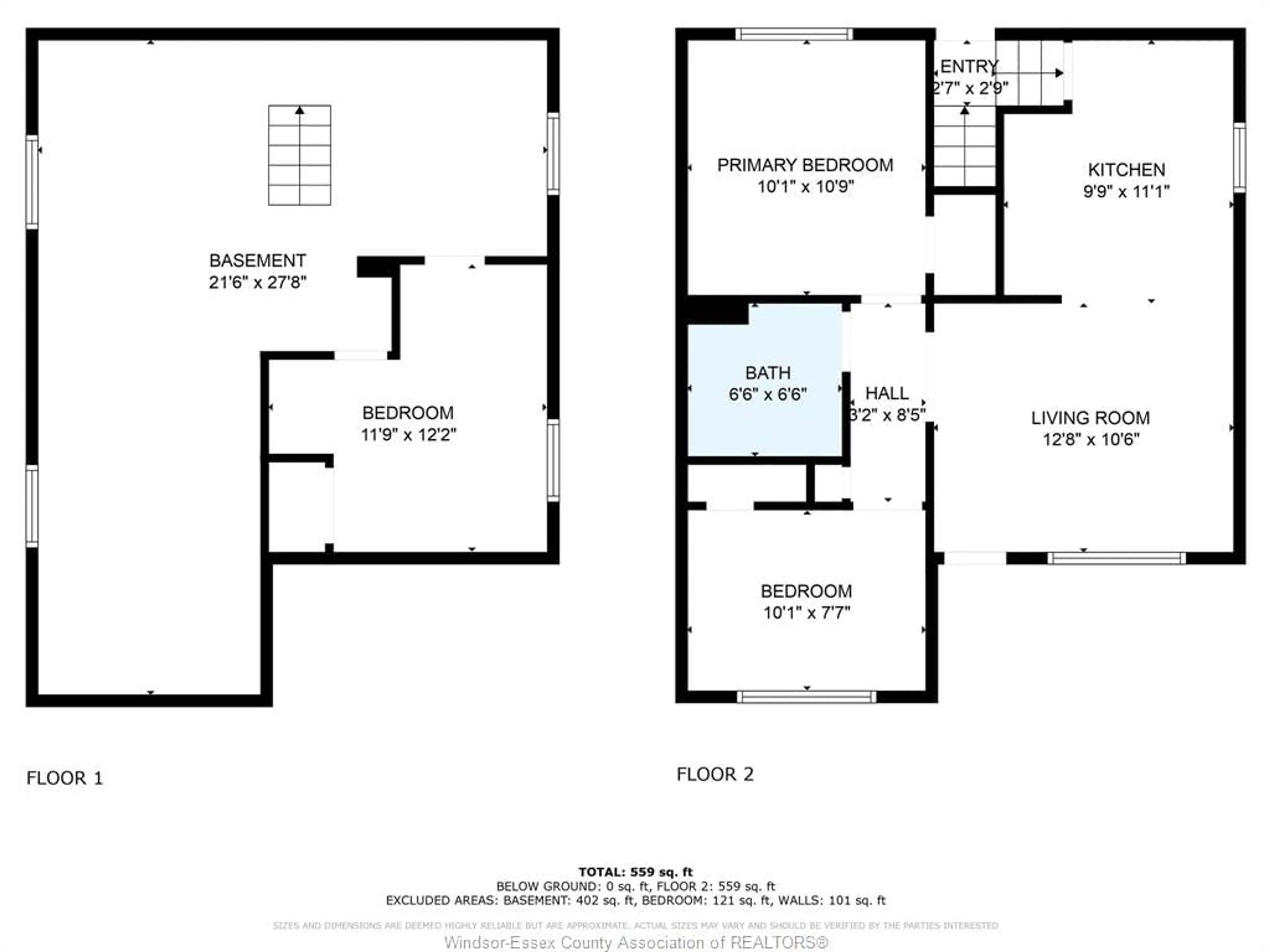 Floor plan for 1575 ELLROSE, Windsor Ontario N8Y 3X6