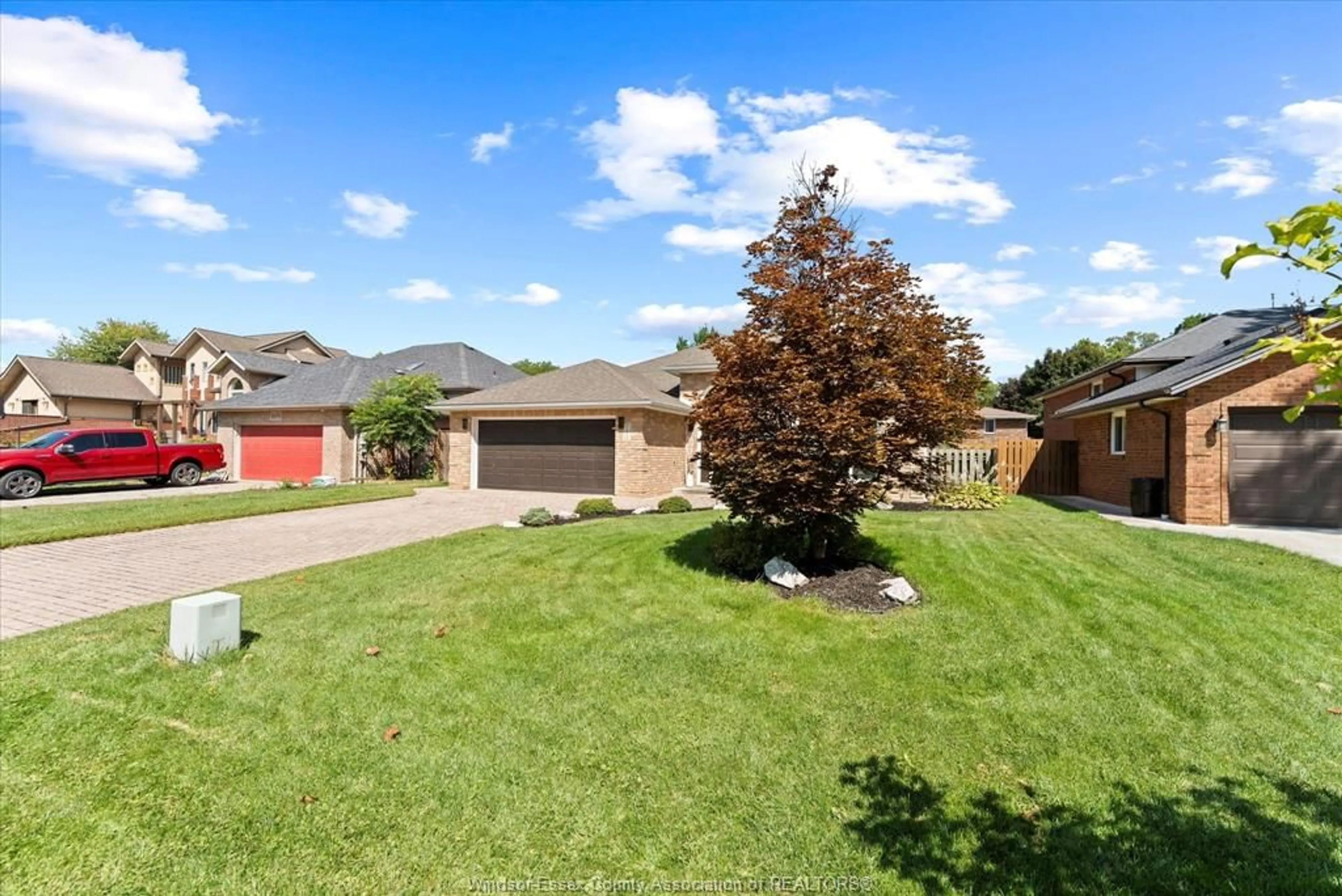 A pic from outside/outdoor area/front of a property/back of a property/a pic from drone, mountain view for 2180 SUZANNE St, LaSalle Ontario N9H 2K4