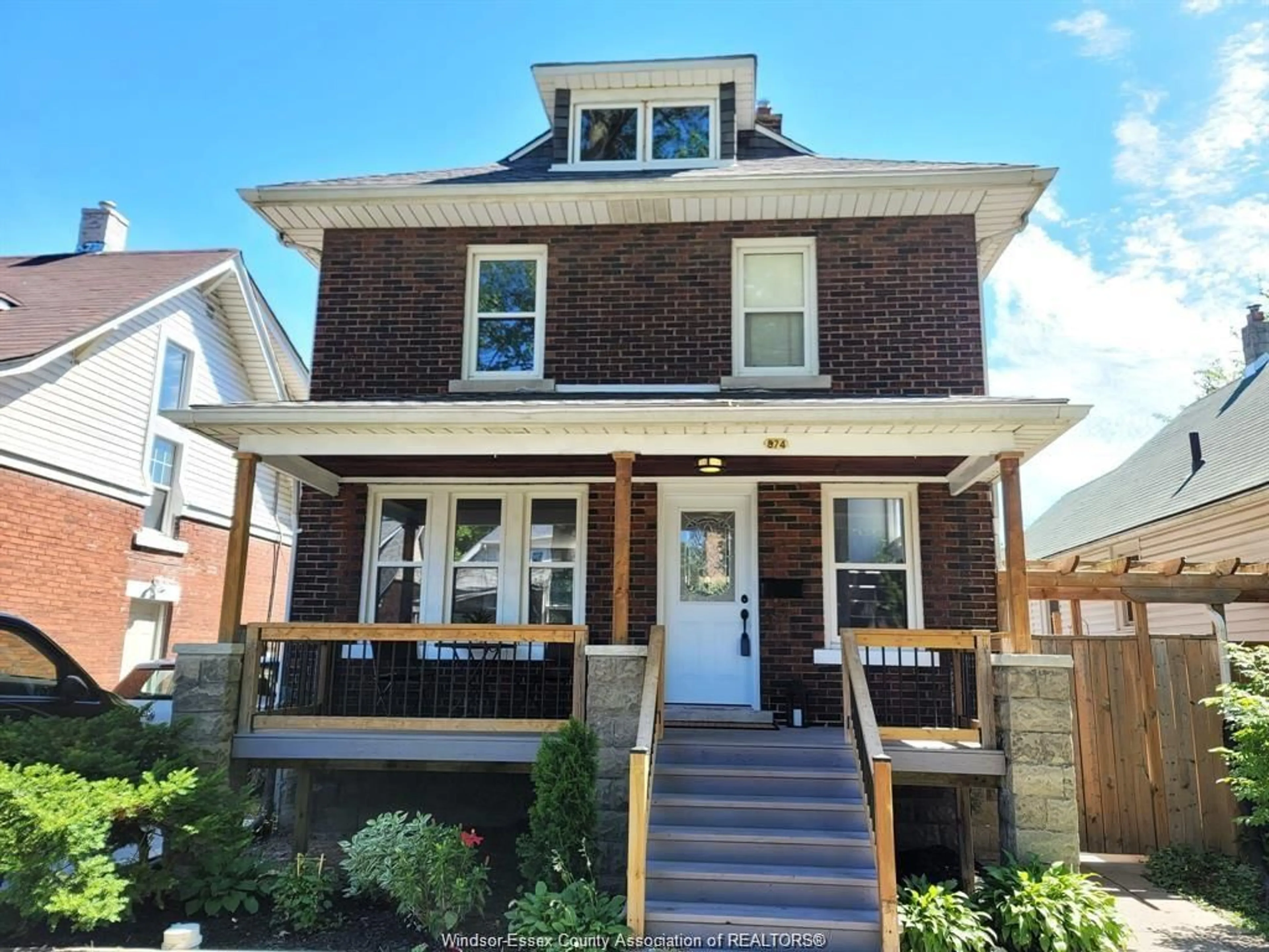 Home with brick exterior material, street for 874 BRUCE Avenue, Windsor Ontario N9A 4X5