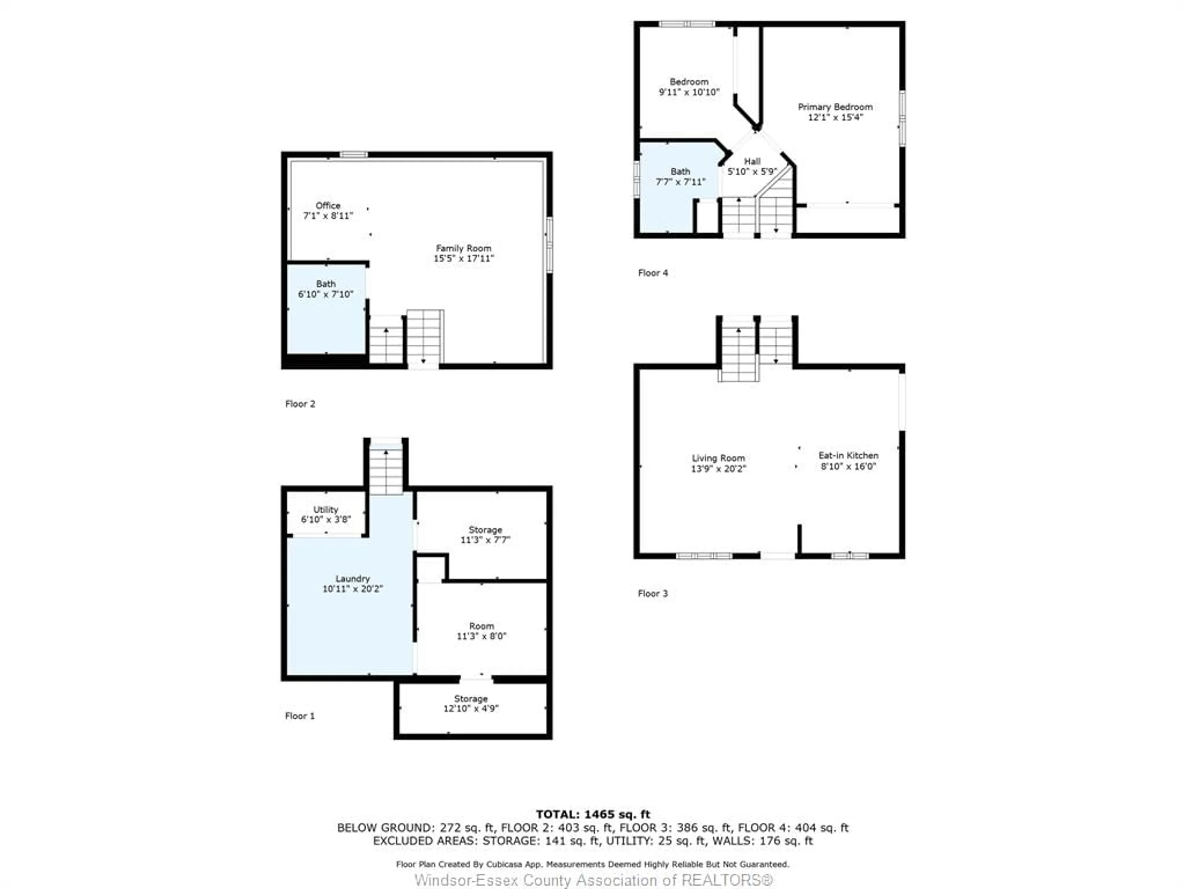 Floor plan for 2608 Allyson Ave, Windsor Ontario N8W 5N6