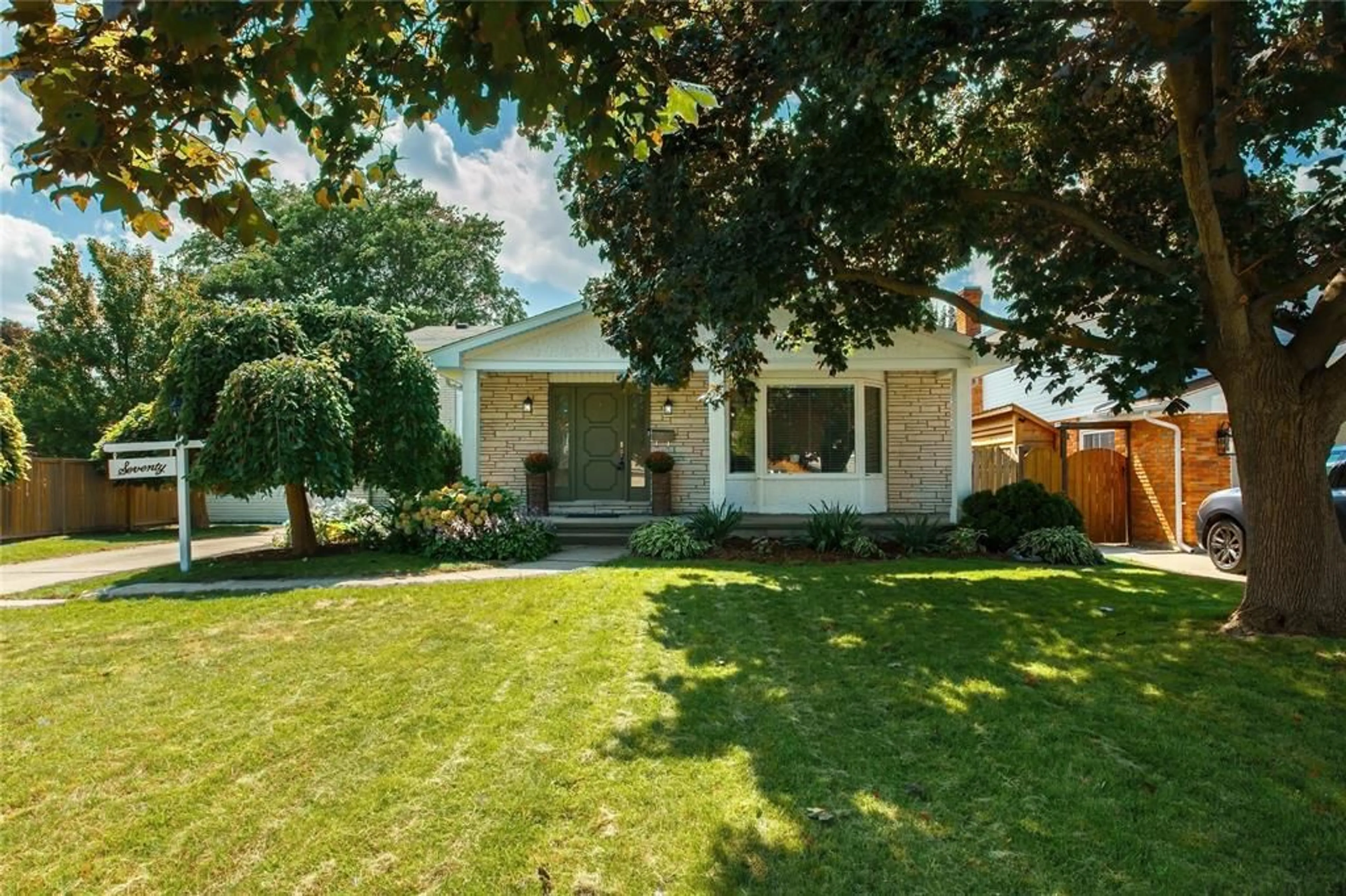 Home with brick exterior material, street for 70 Ashby Cres, Sarnia Ontario N7S 4L6