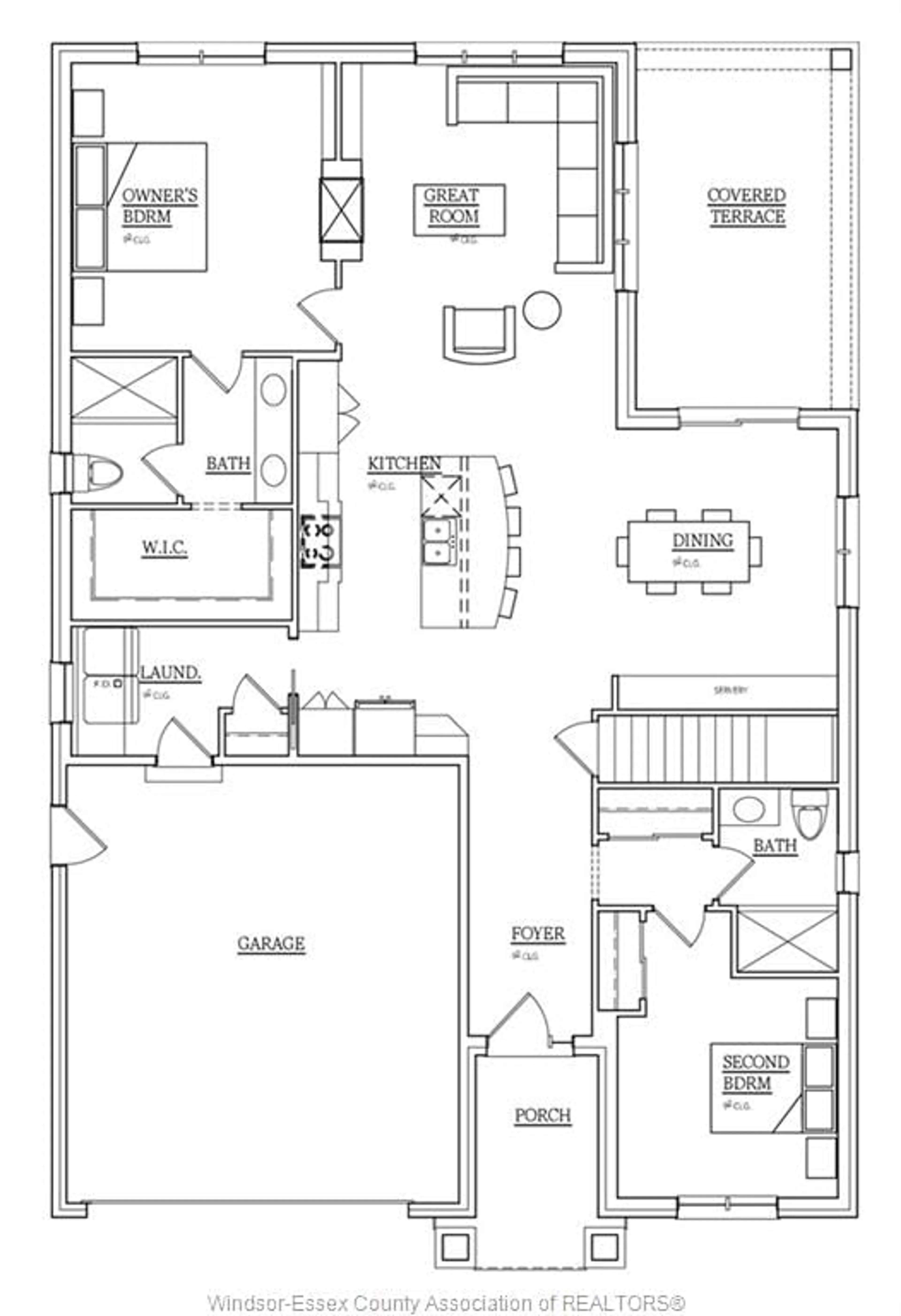 Floor plan for 45 GRAF St, Harrow Ontario N0R 1G0