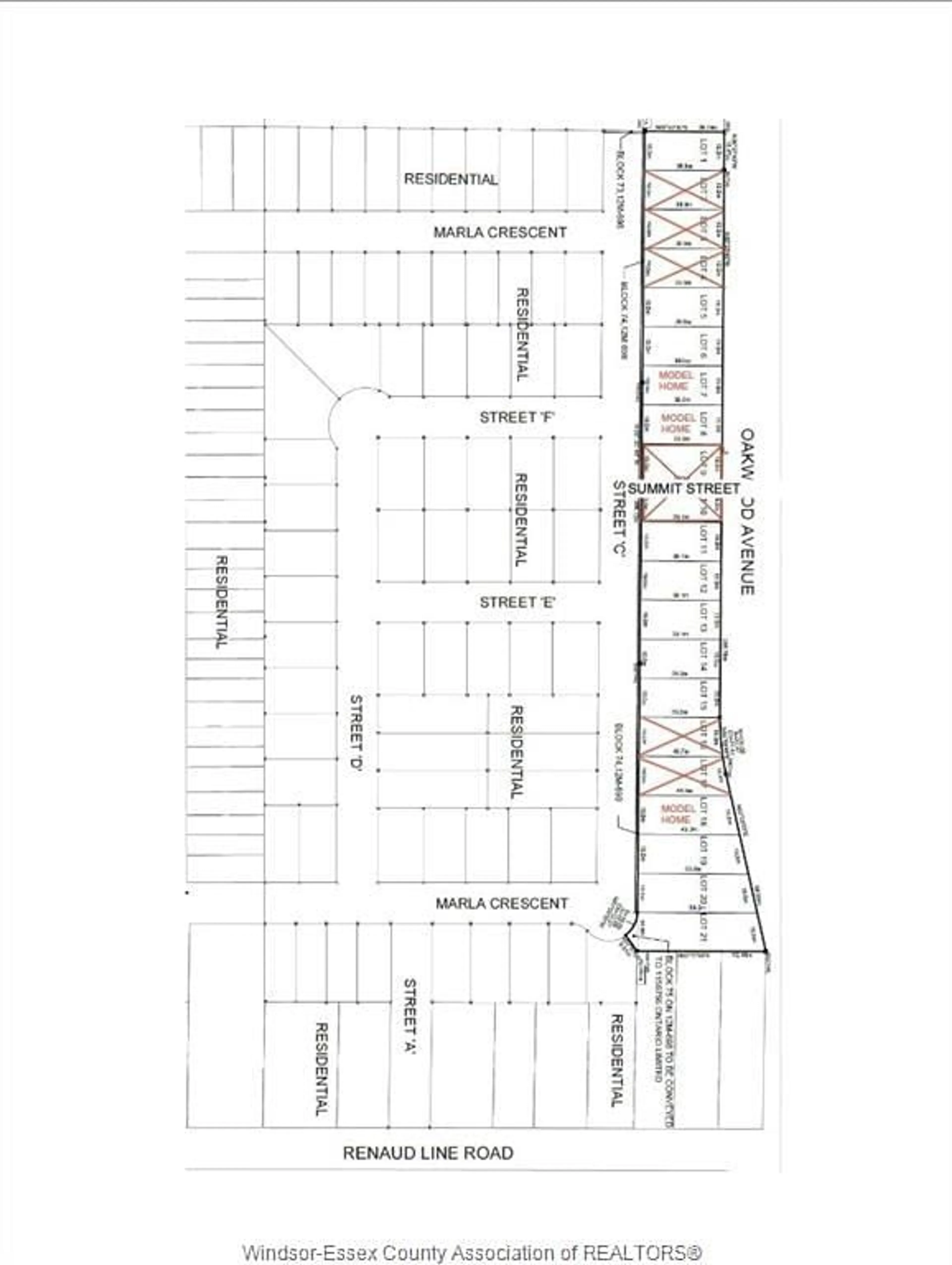 Floor plan for LOT 15 SUMMIT ST, Lakeshore Ontario N0R 1A7