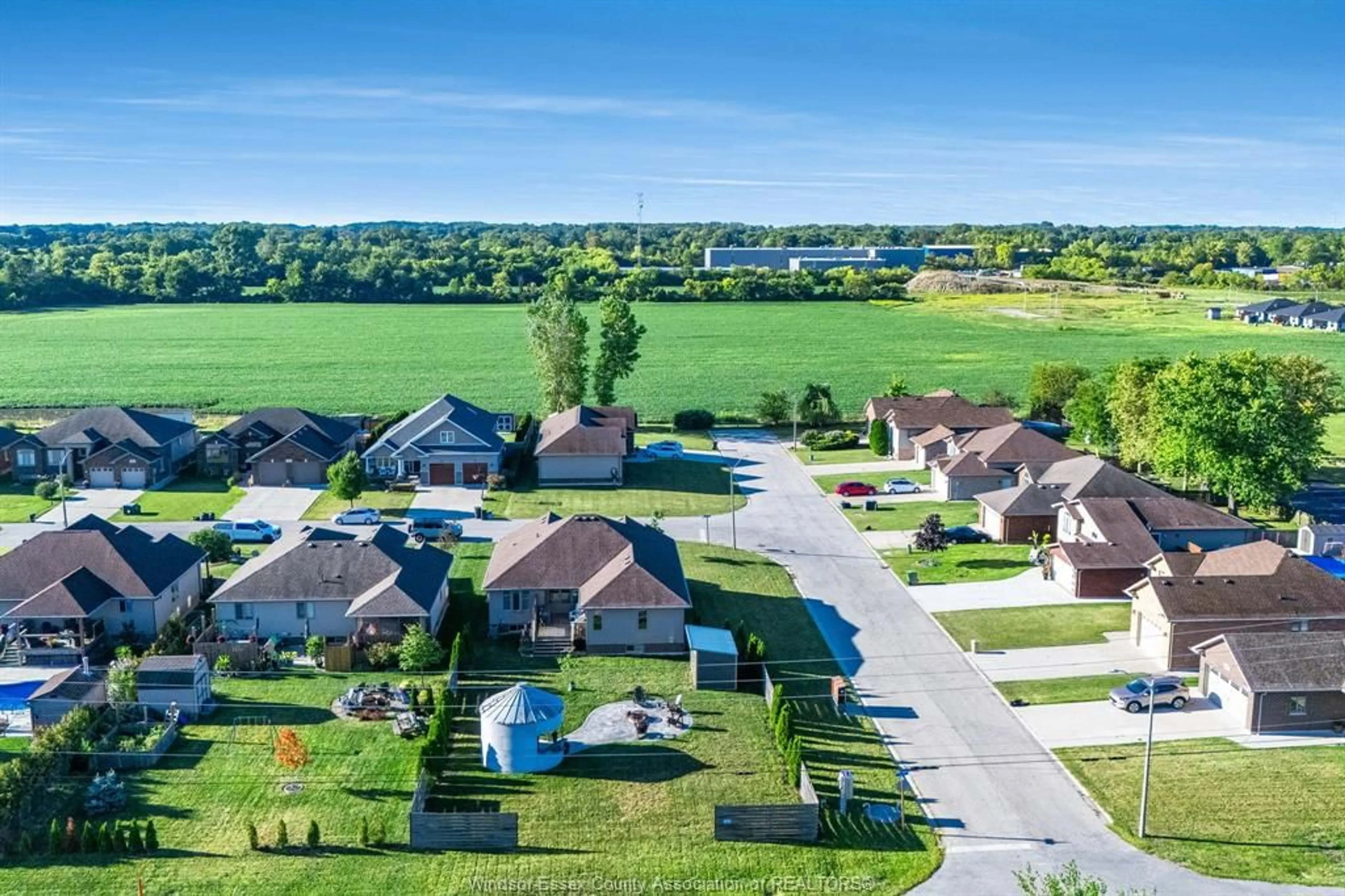 A pic from outside/outdoor area/front of a property/back of a property/a pic from drone, street for 350 SELLICK Dr, Harrow Ontario N0R 1G0