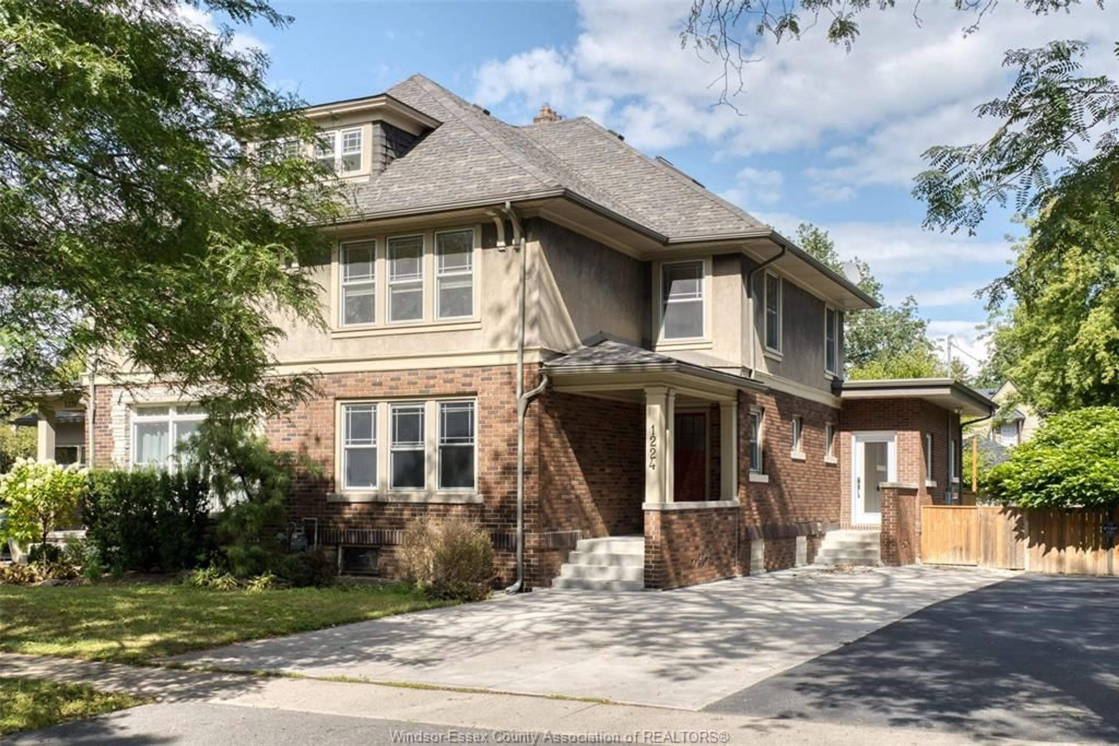 Home with brick exterior material, street for 1224 Kildare, Windsor Ontario N8Y 3H8