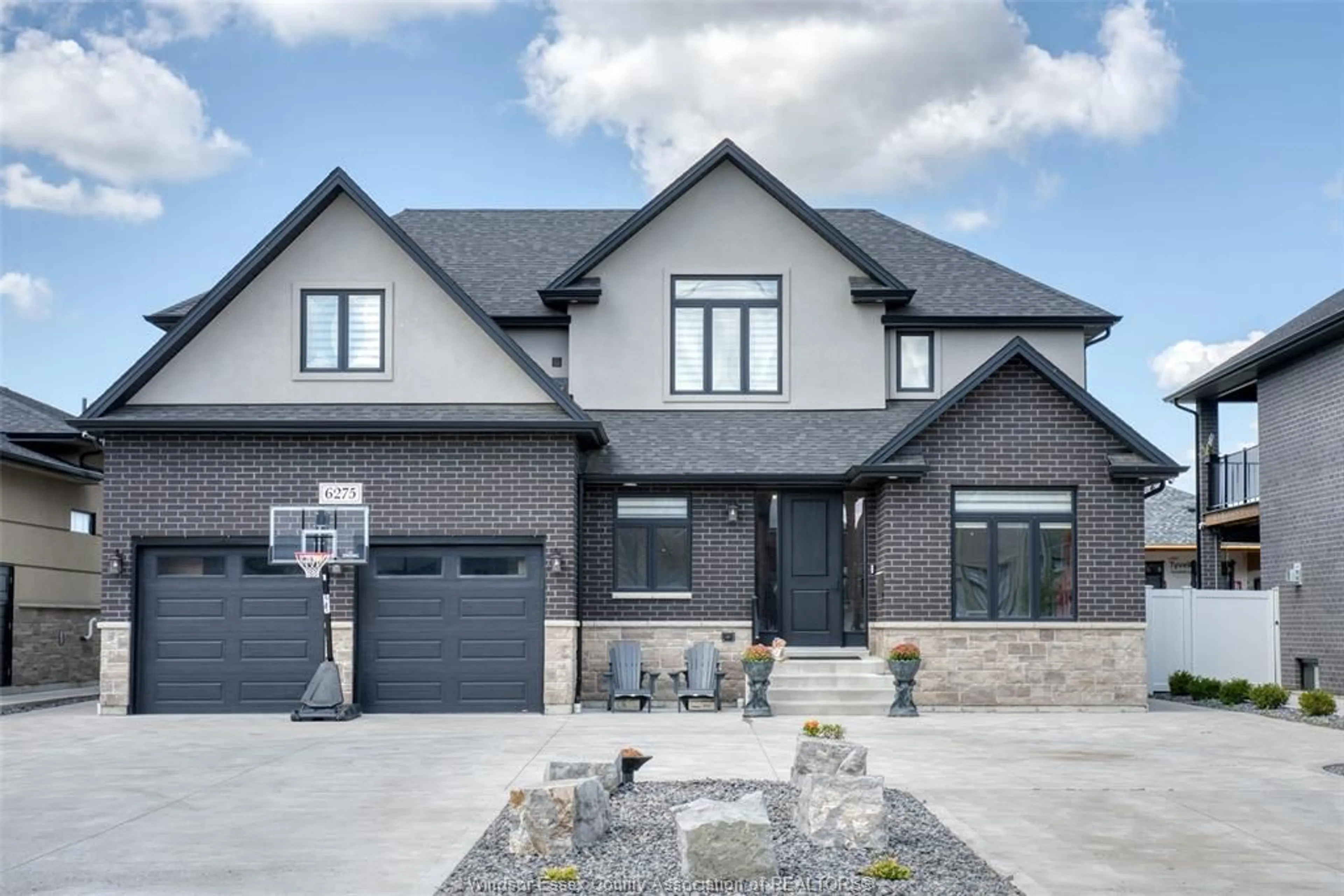 Home with brick exterior material, street for 6275 DISPUTED Rd, LaSalle Ontario N9H 1X6