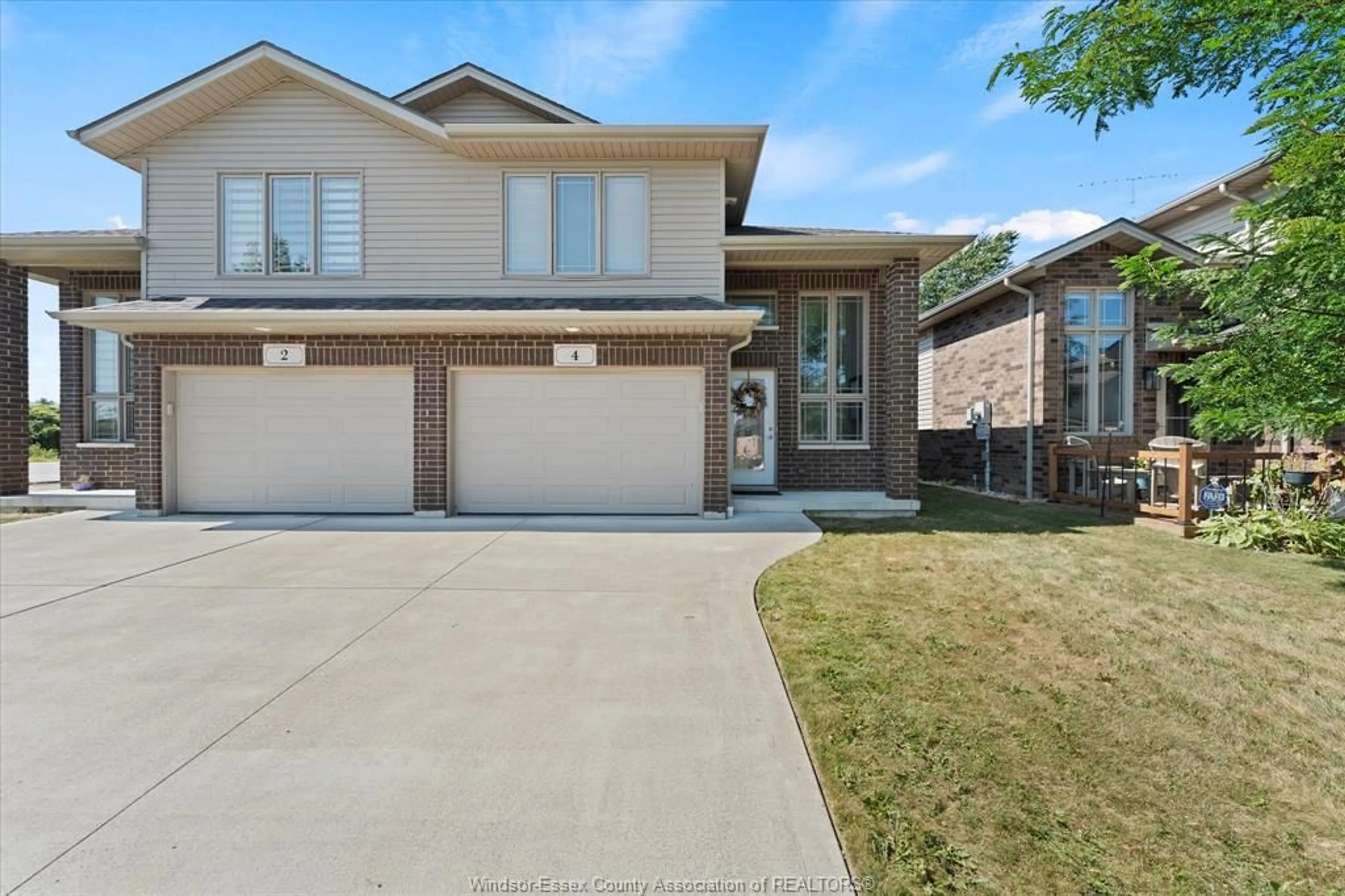 Home with brick exterior material, street for 4 SHAW Dr, Amherstburg Ontario N9V 3V1