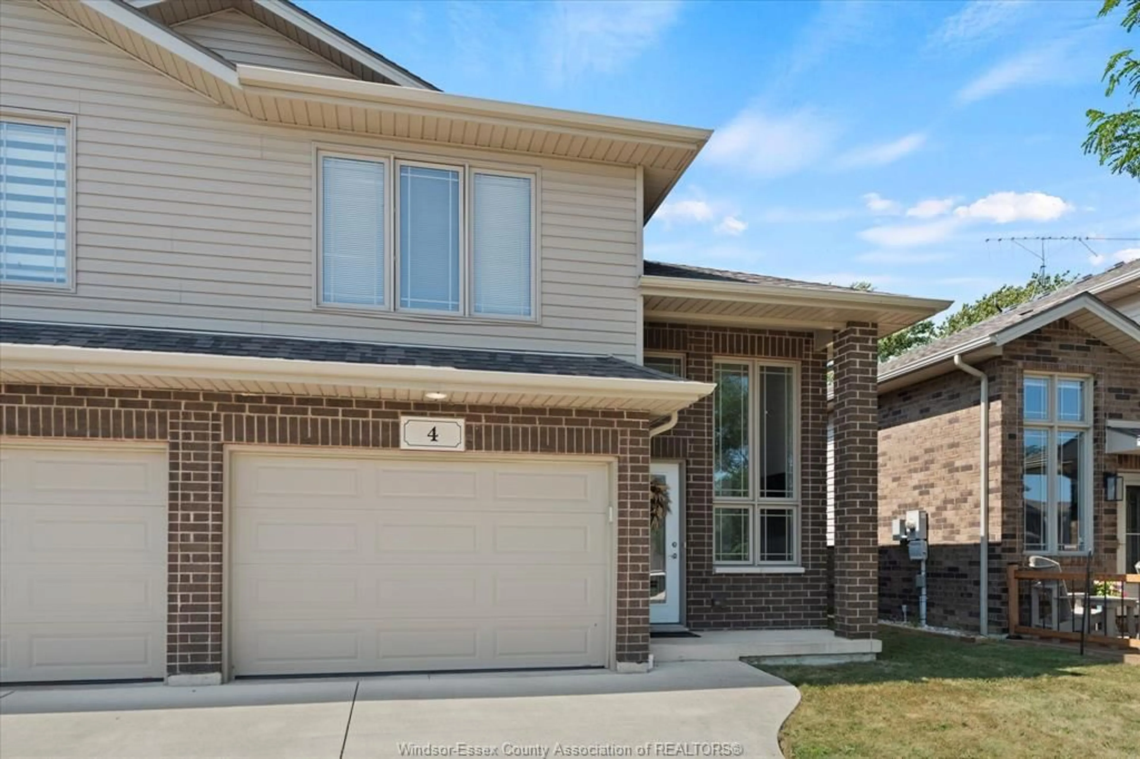 Home with brick exterior material, street for 4 SHAW Dr, Amherstburg Ontario N9V 3V1