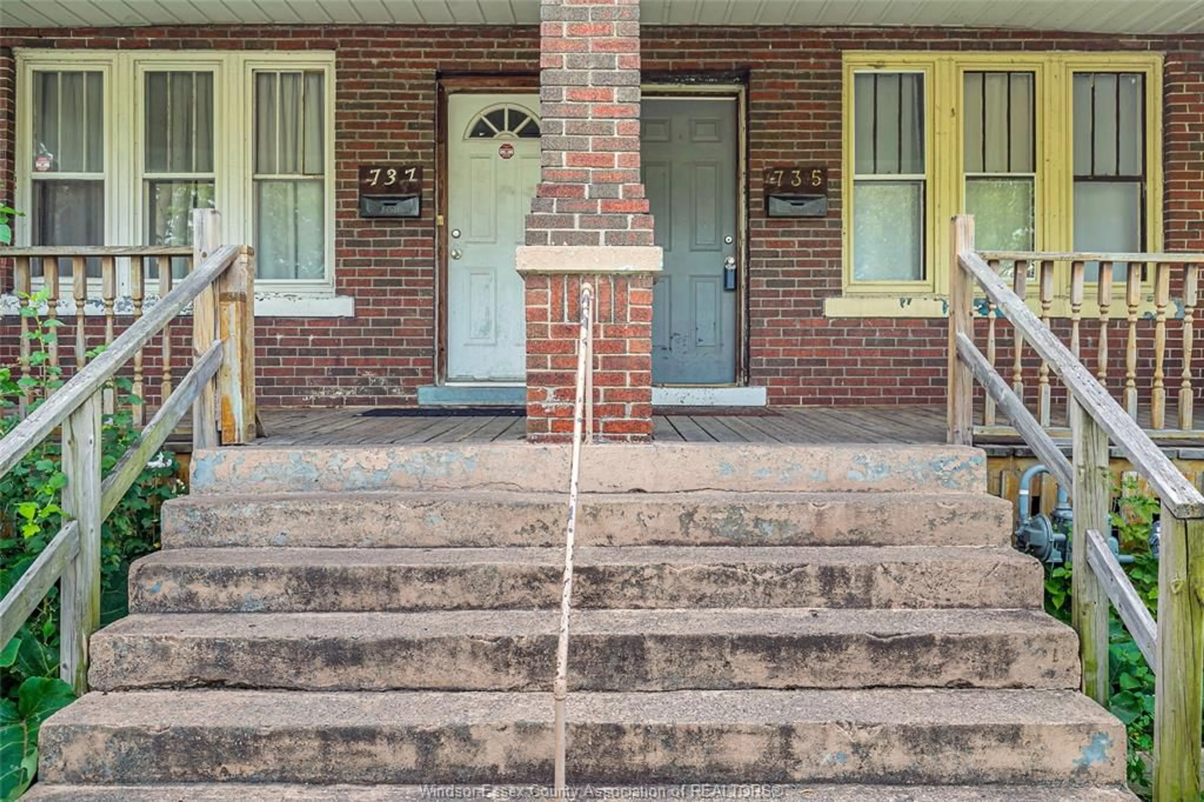 Home with brick exterior material, street for 735-737 PARTINGTON, Windsor Ontario N9B 2N6