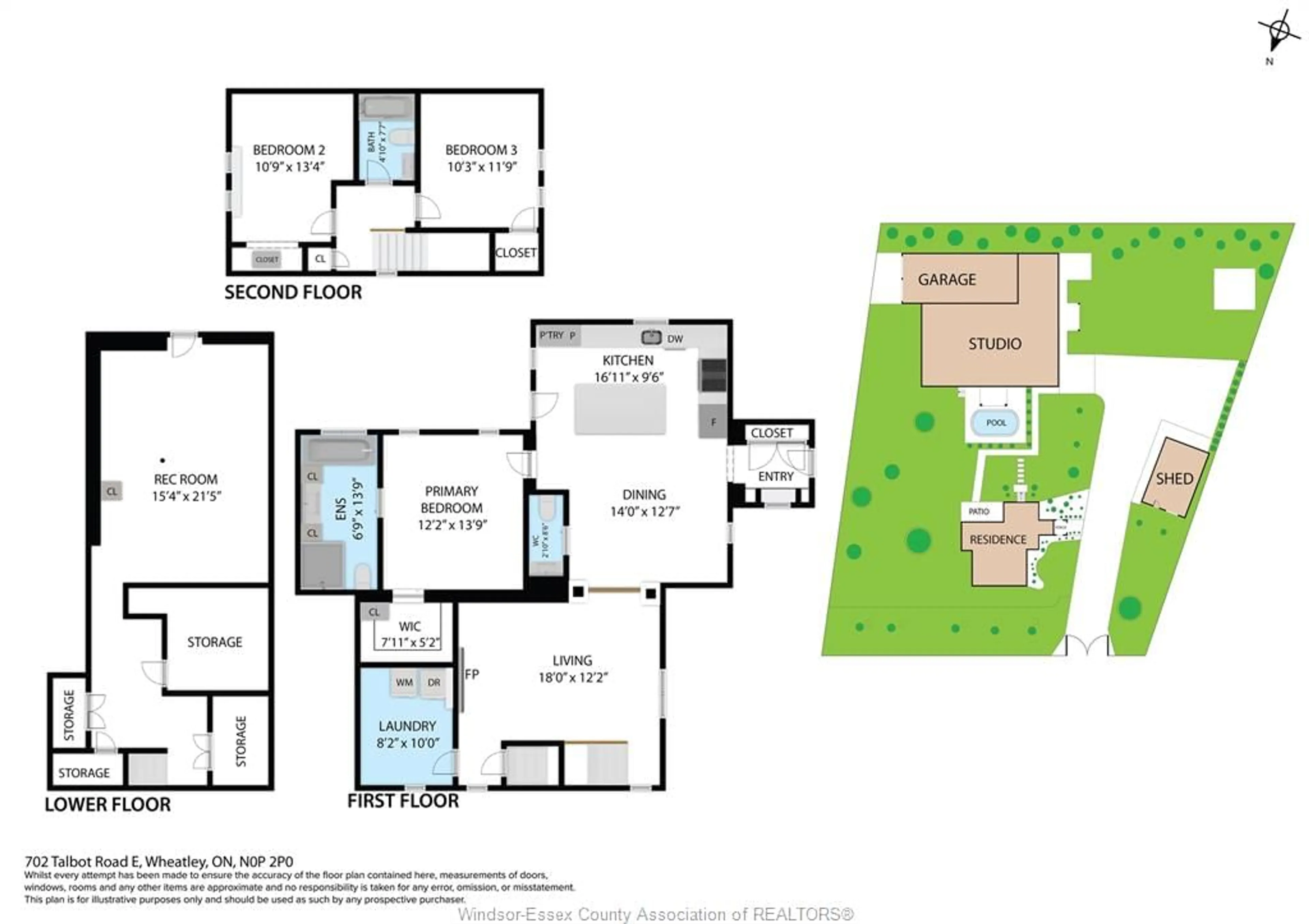 Floor plan for 702 Talbot Rd, Wheatley Ontario N0P 2P0