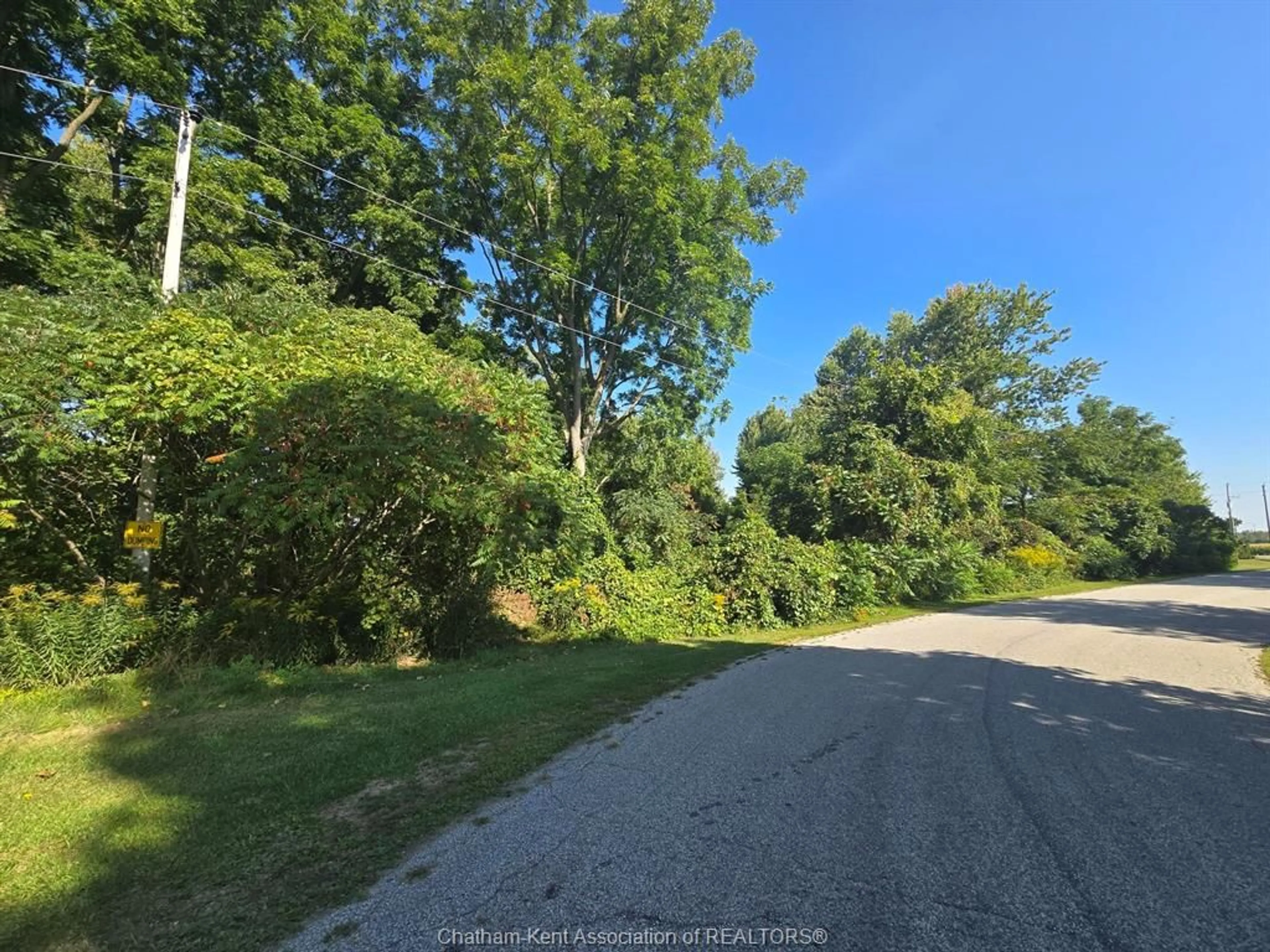 A pic from outside/outdoor area/front of a property/back of a property/a pic from drone, forest/trees view for 5 Jane Ave, Dealtown Ontario N0P 1A0