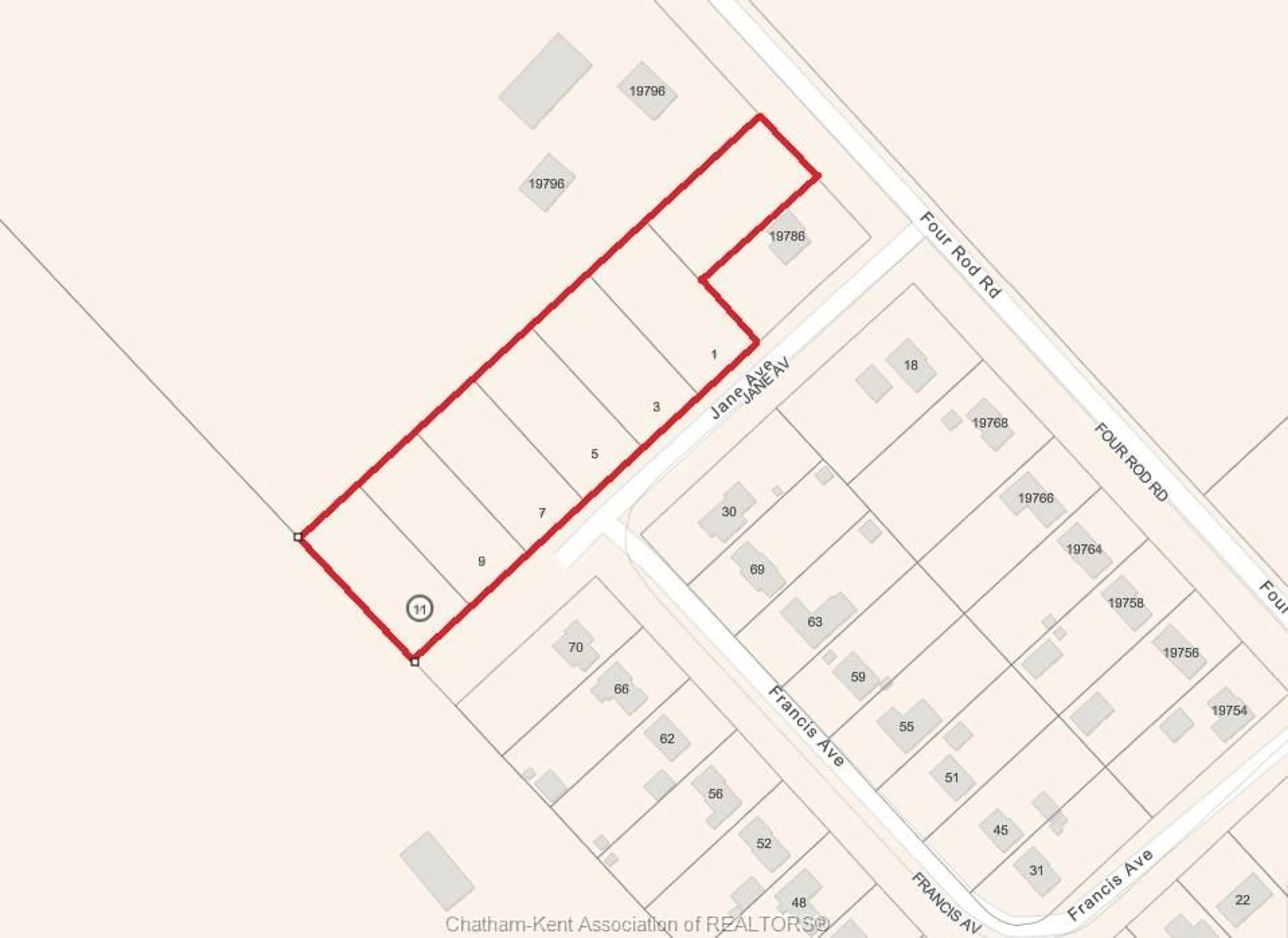 Floor plan for VL Jane/21006 Four Rod Ave, Dealtown Ontario N0P 1A0