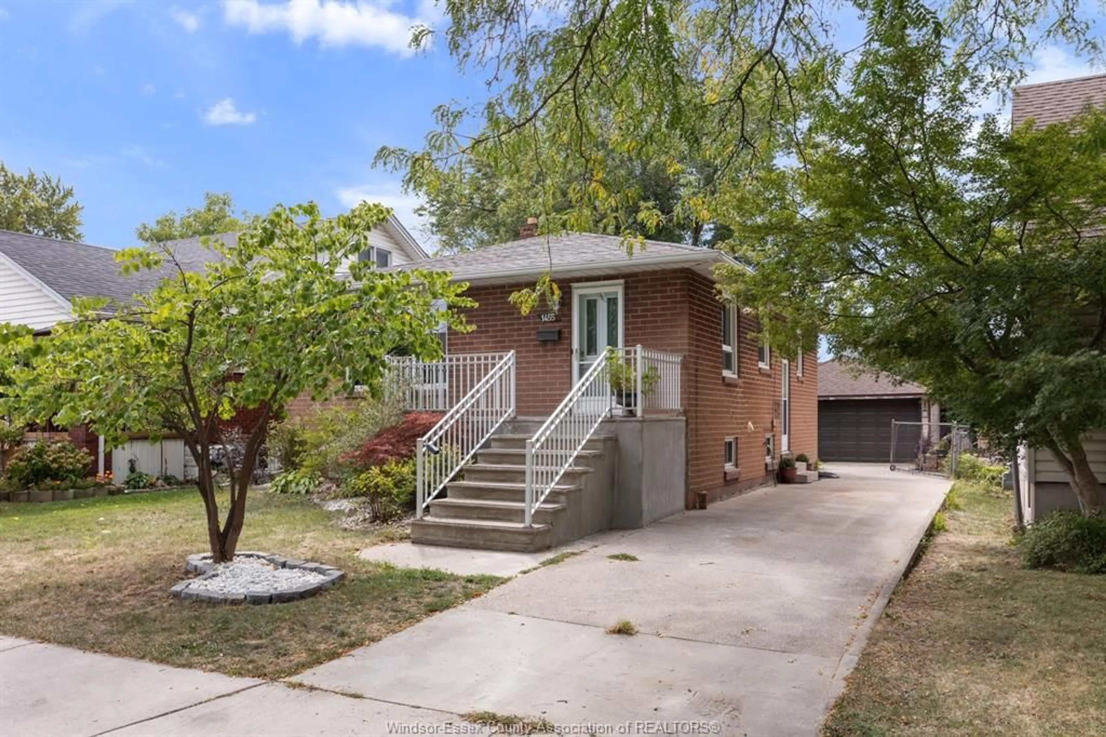 Home with brick exterior material, street for 1455 PILLETTE, Windsor Ontario N8Y 3C1